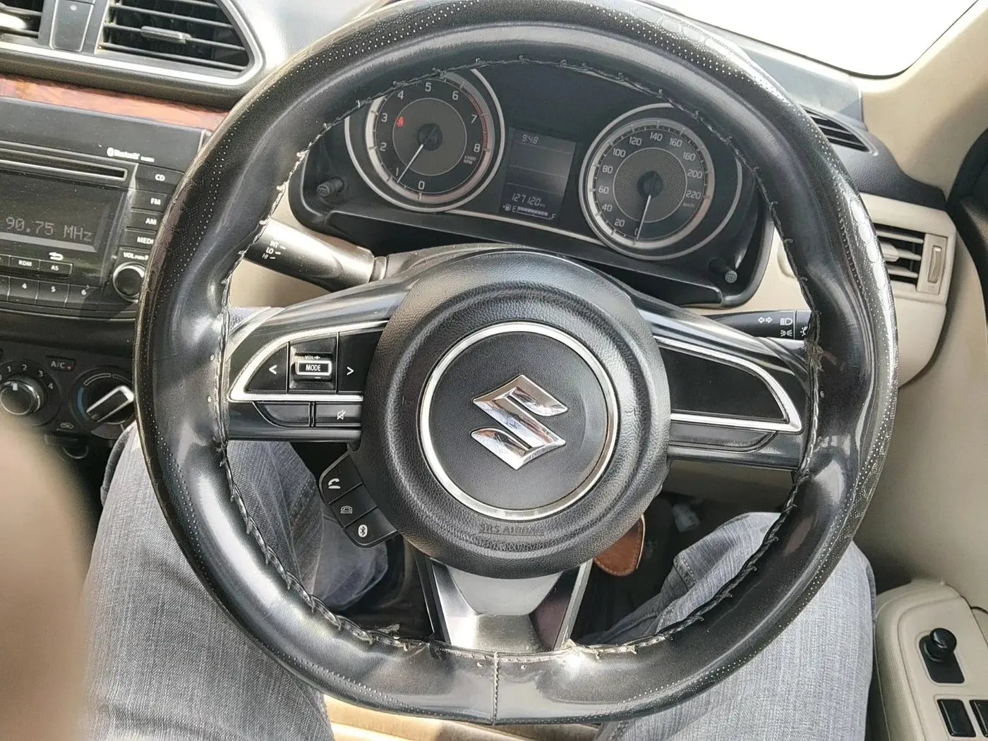 2017 Maruti Dzire VXI, Petrol, Manual, 1,28,408 km, interior
