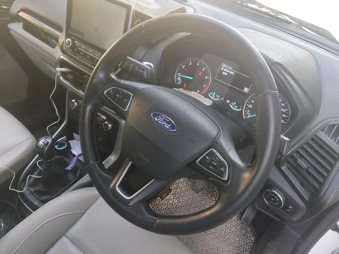 2019 Ford Ecosport TITANIUM + 1.5L PETROL, Petrol, Manual, 72,868 km, interior