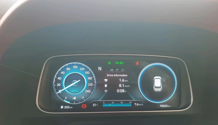 2022 Hyundai ALCAZAR PLATINUM(O) 7STR 1.5 AT, Diesel, Automatic, 70,024 km, interior