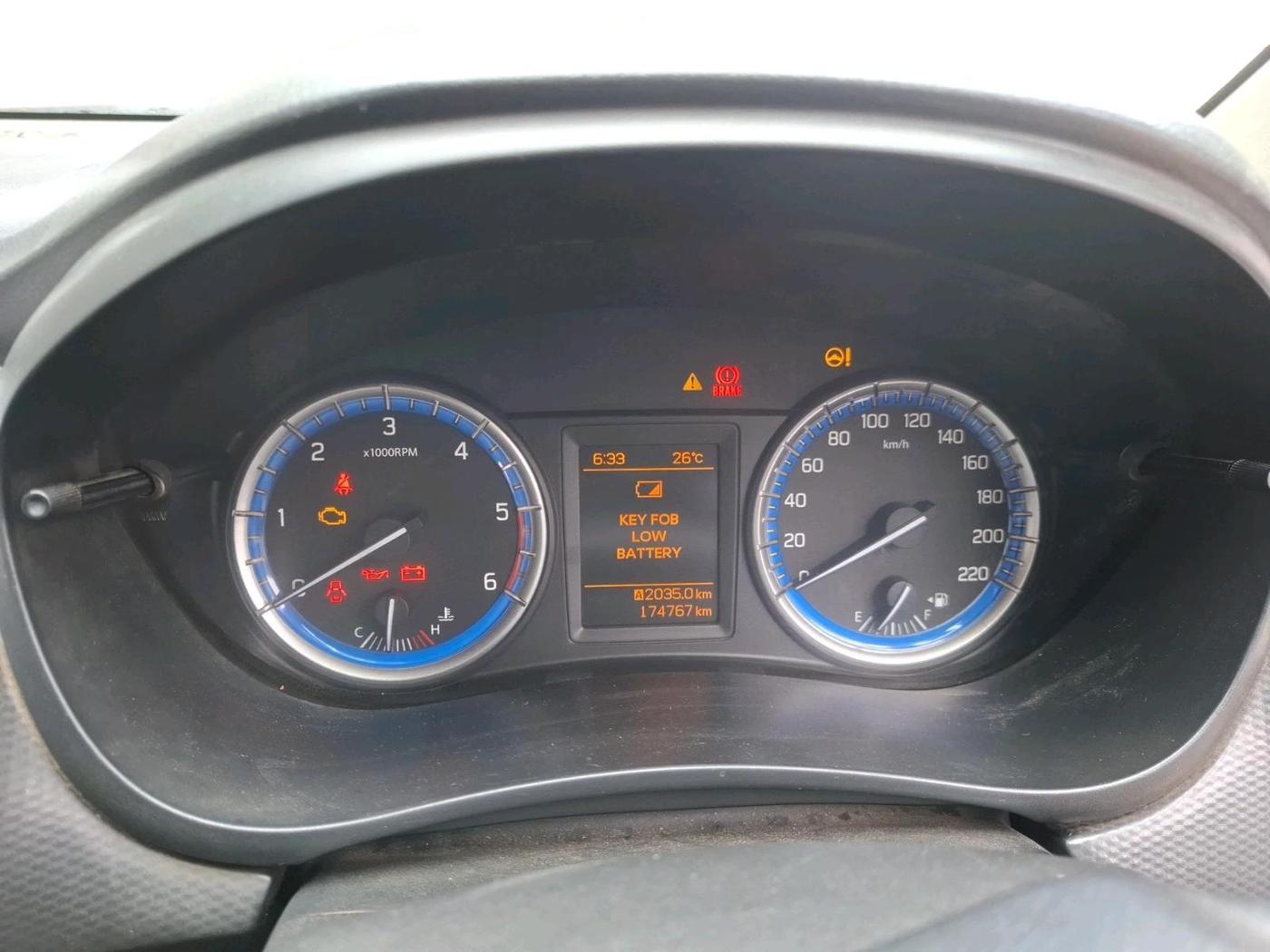 2016 Maruti S Cross ALPHA 1.3, Diesel, Manual, 1,74,767 km, interior