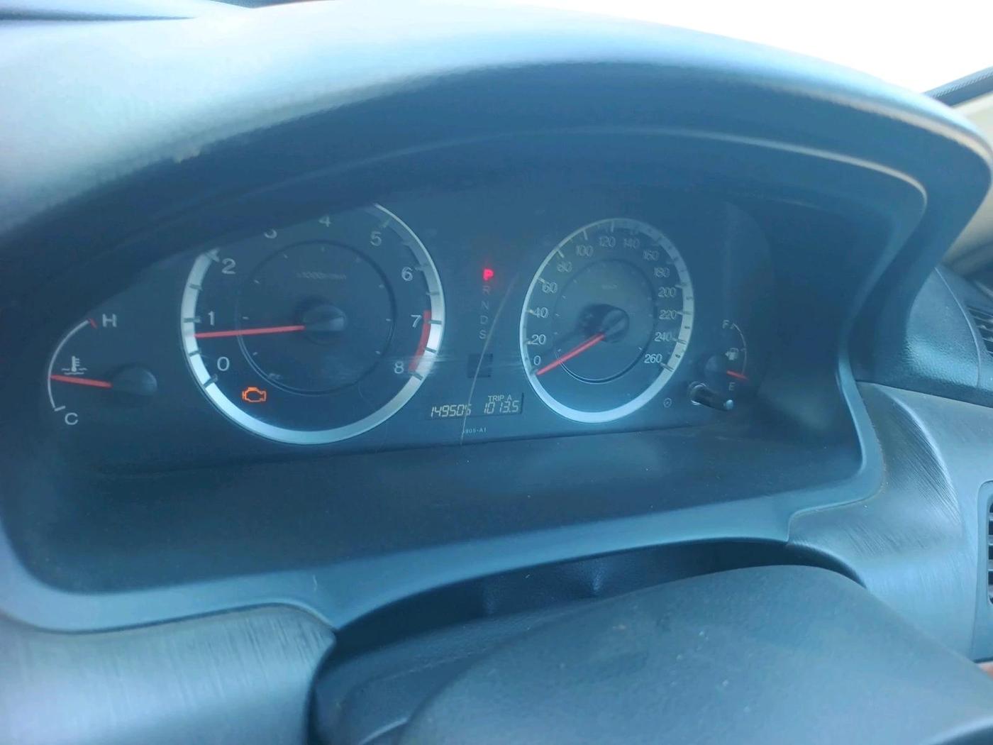 2012 Honda Accord 2.4L I-VTEC AT, CNG, Automatic, 1,49,505 km, interior