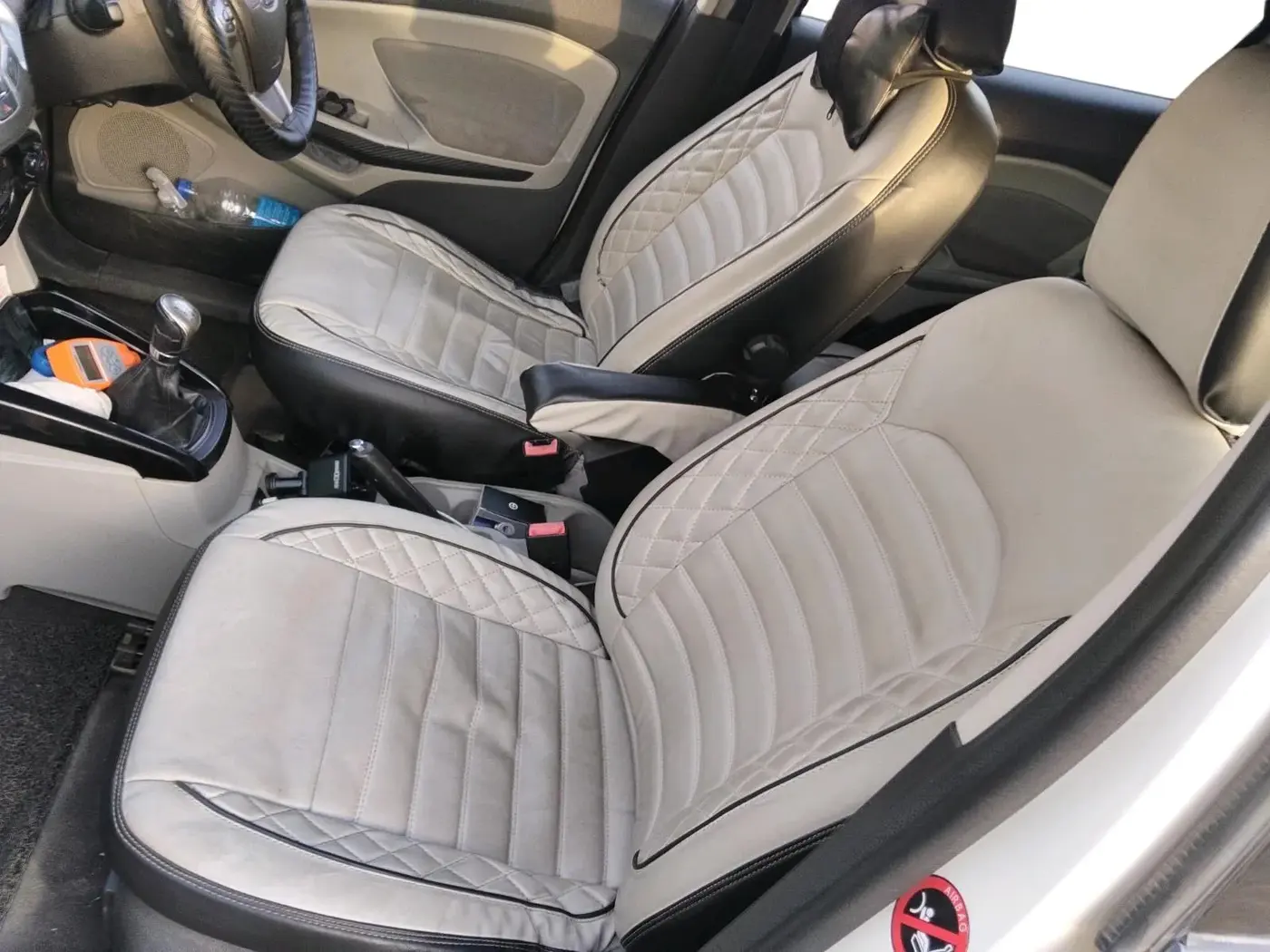 2015 Ford Ecosport TITANIUM 1.5L PETROL, Petrol, Manual, 1,99,117 km, interior