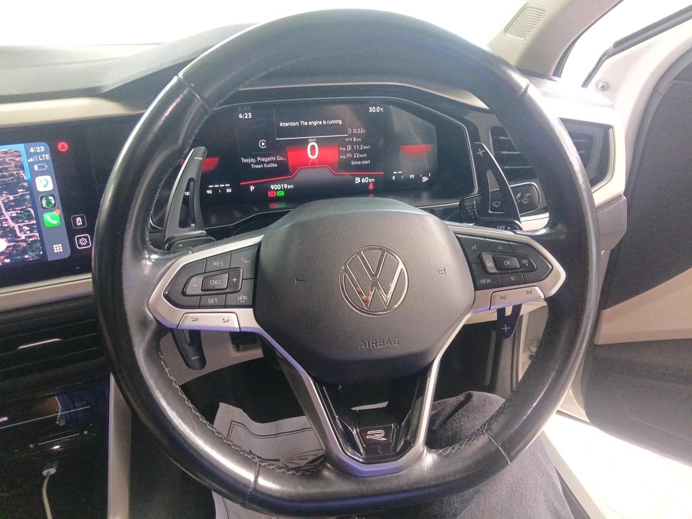 2023 Volkswagen VIRTUS TOPLINE TSI 1.0 AT, Petrol, Automatic, 90,024 km, interior