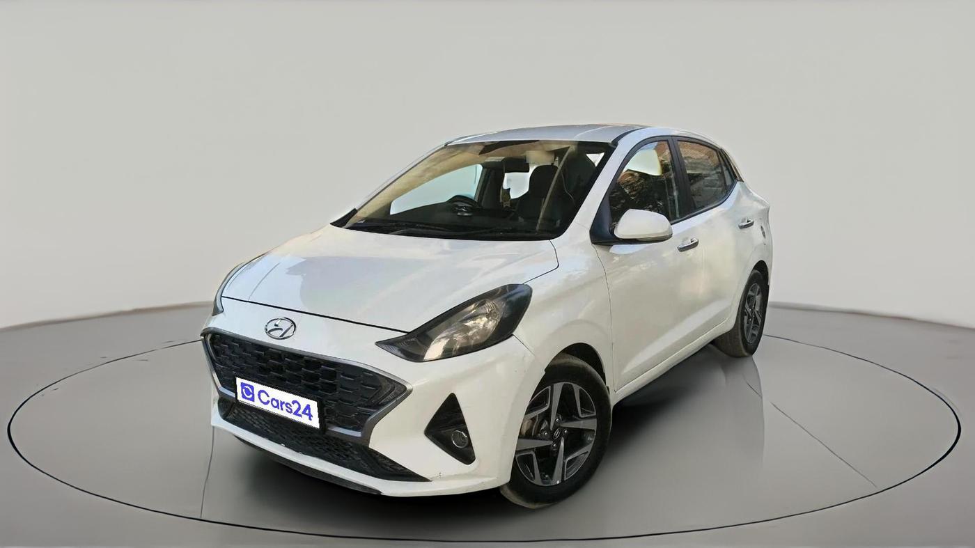 2021 Hyundai AURA SX 1.2, CNG, Manual, 99,909 km, exterior
