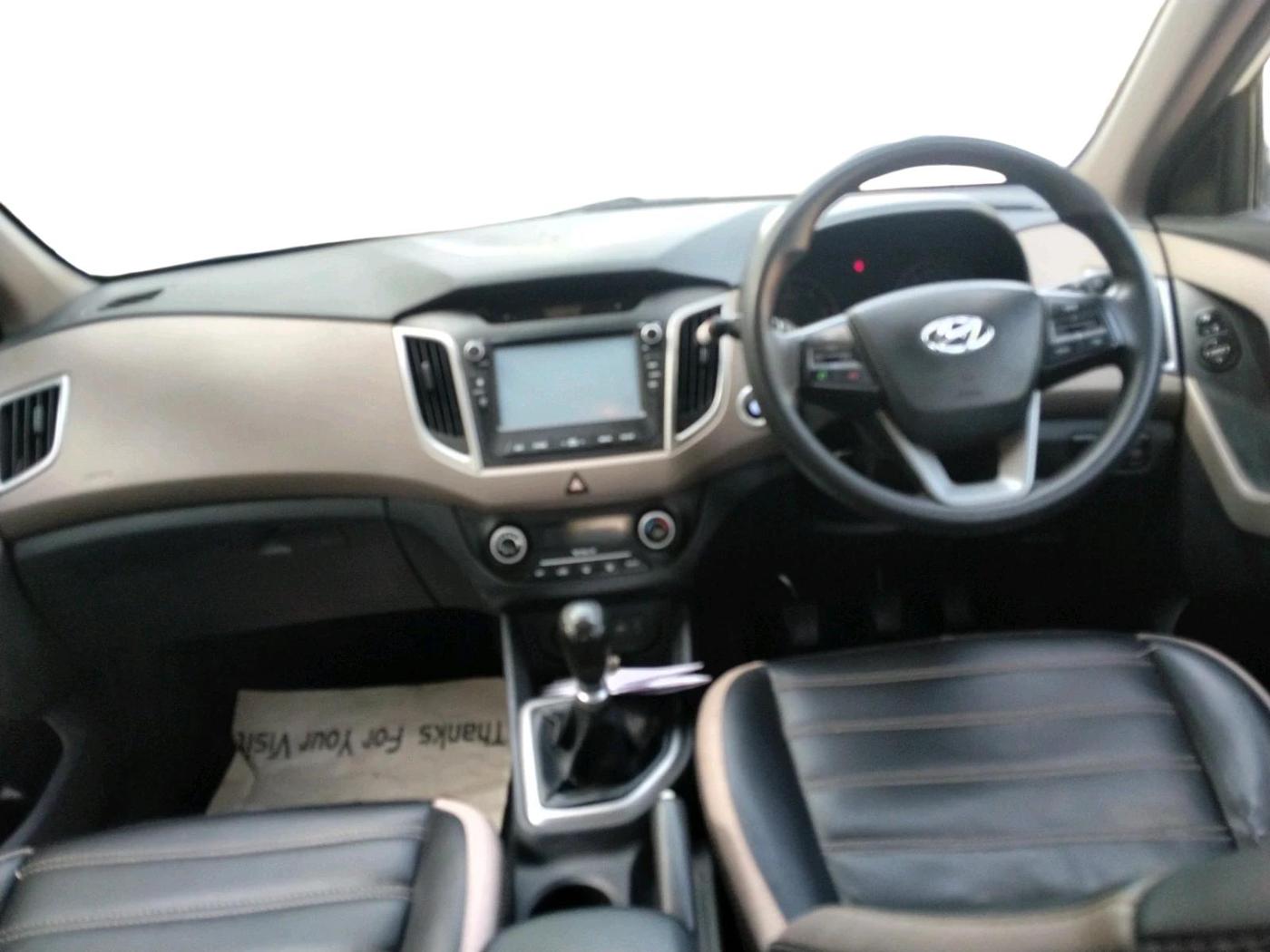 2017 Hyundai Creta SX PLUS 1.6 DIESEL, Diesel, Manual, 80,137 km, interior