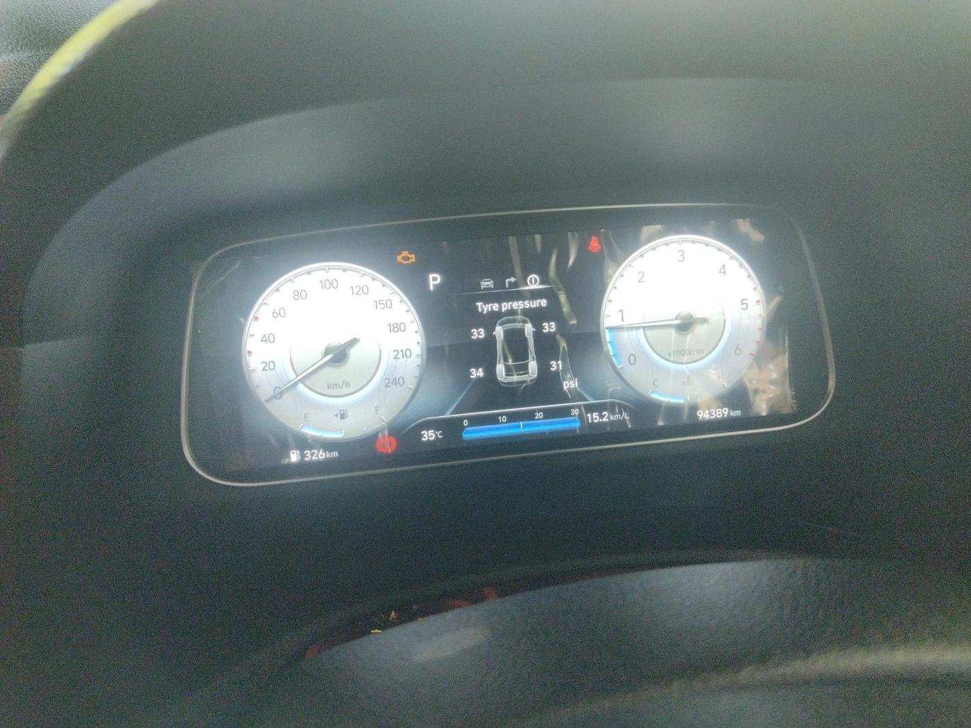 2022 Hyundai ALCAZAR 1.5 SIGNATURE (O) AT 7STR, Diesel, Automatic, 94,389 km, interior