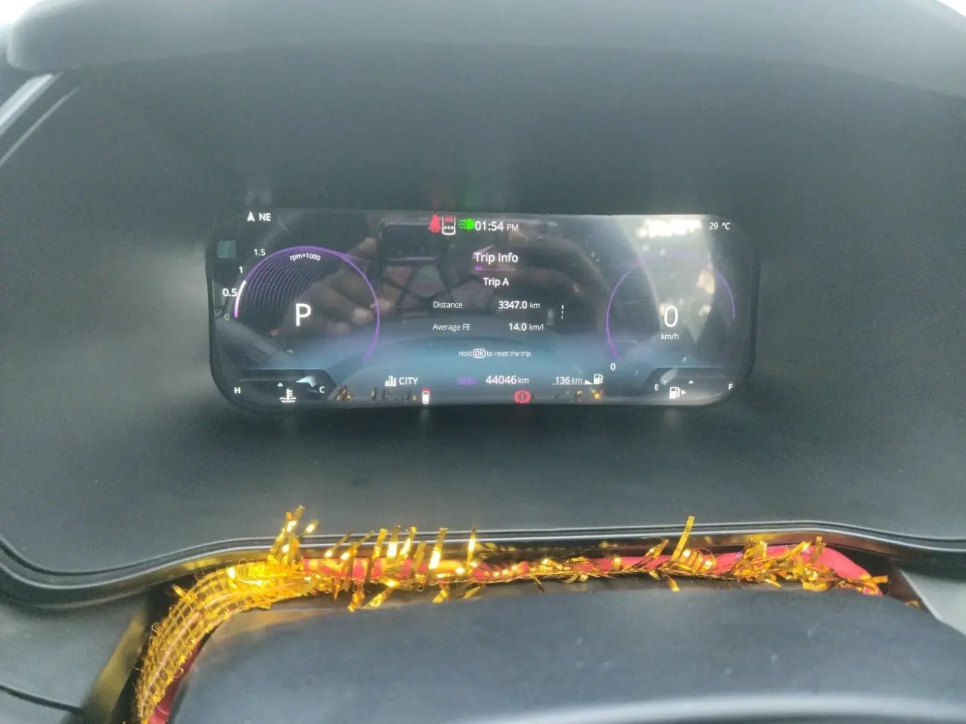 2024 Tata Harrier FEARLESS DUAL TONE AT, Diesel, Automatic, 44,537 km, interior