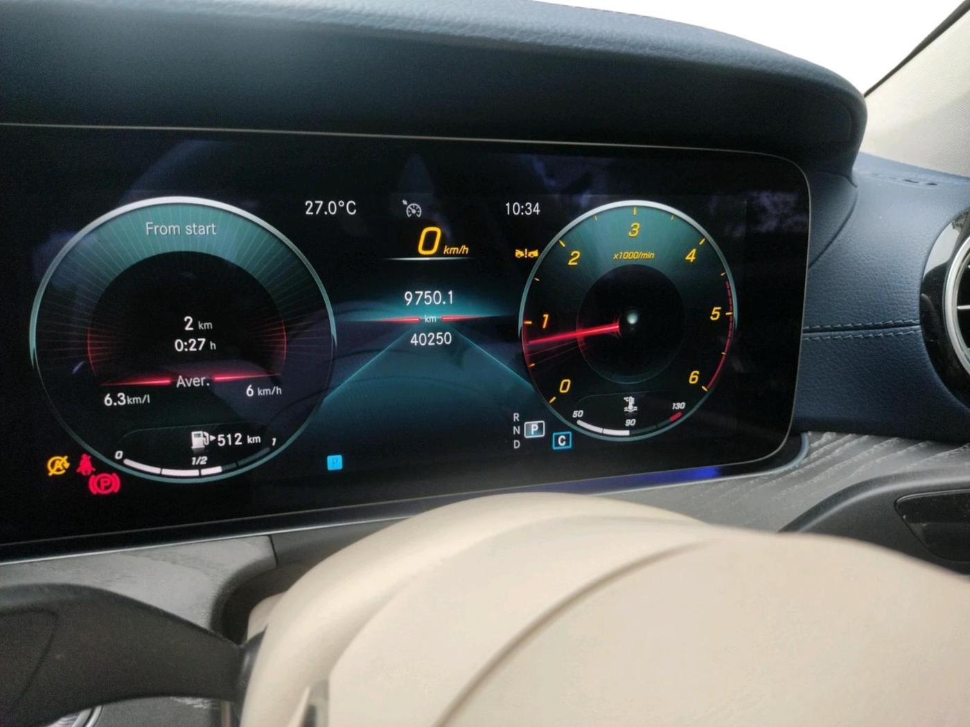 2023 Mercedes Benz E Class E 220d AMG Line, Diesel, Automatic, 40,250 km, interior