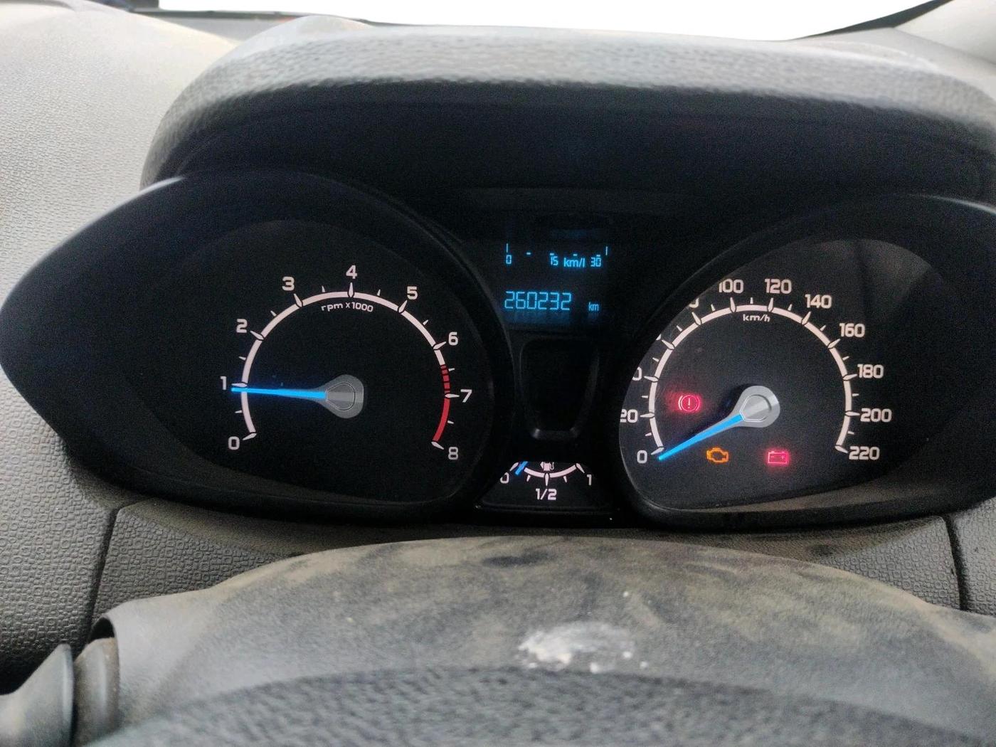 2015 Ford Ecosport TREND 1.5L PETROL, Petrol, Manual, 2,60,232 km, interior