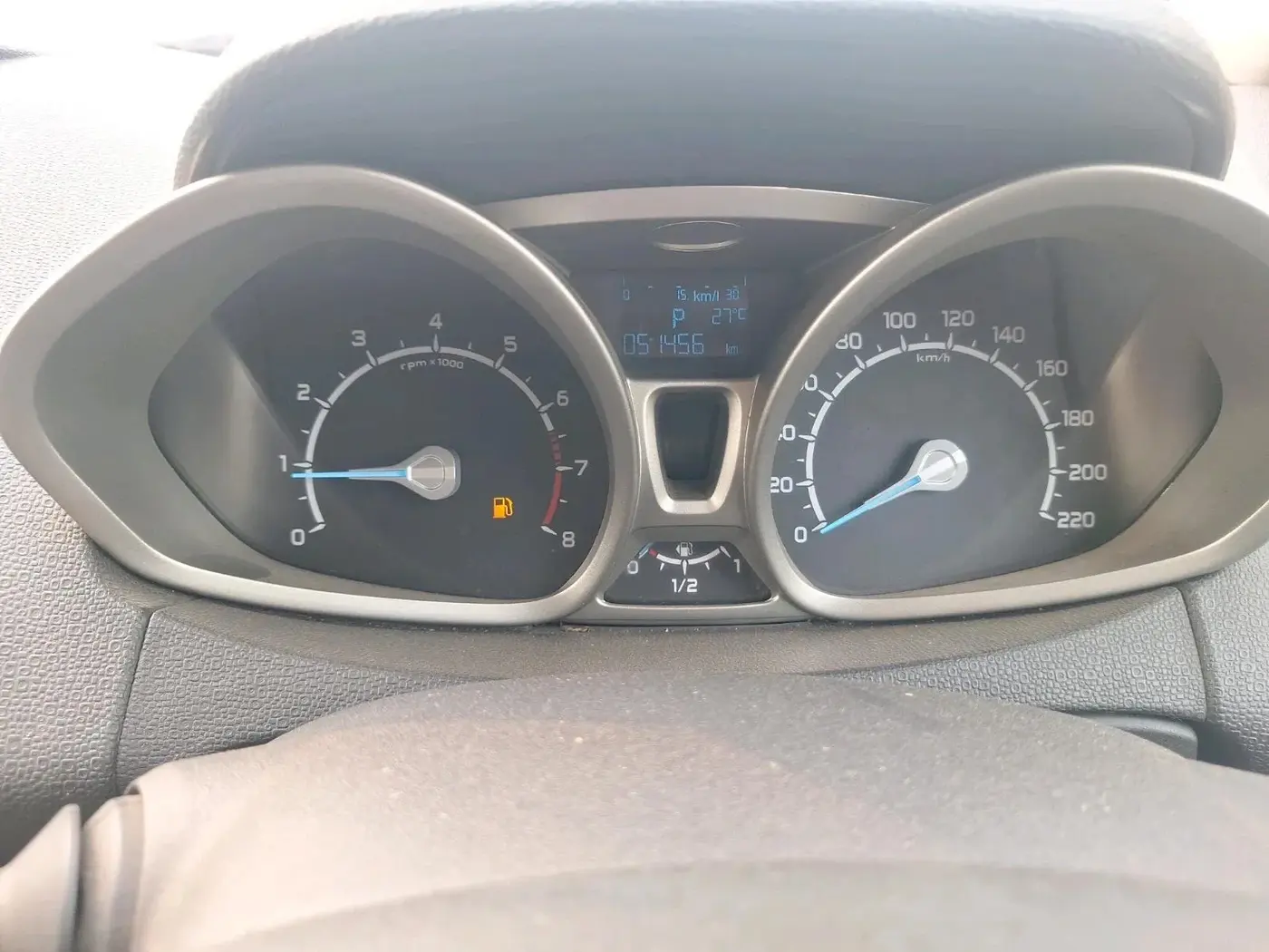 2014 Ford Ecosport TITANIUM 1.5L PETROL AT, Petrol, Automatic, 51,719 km, interior