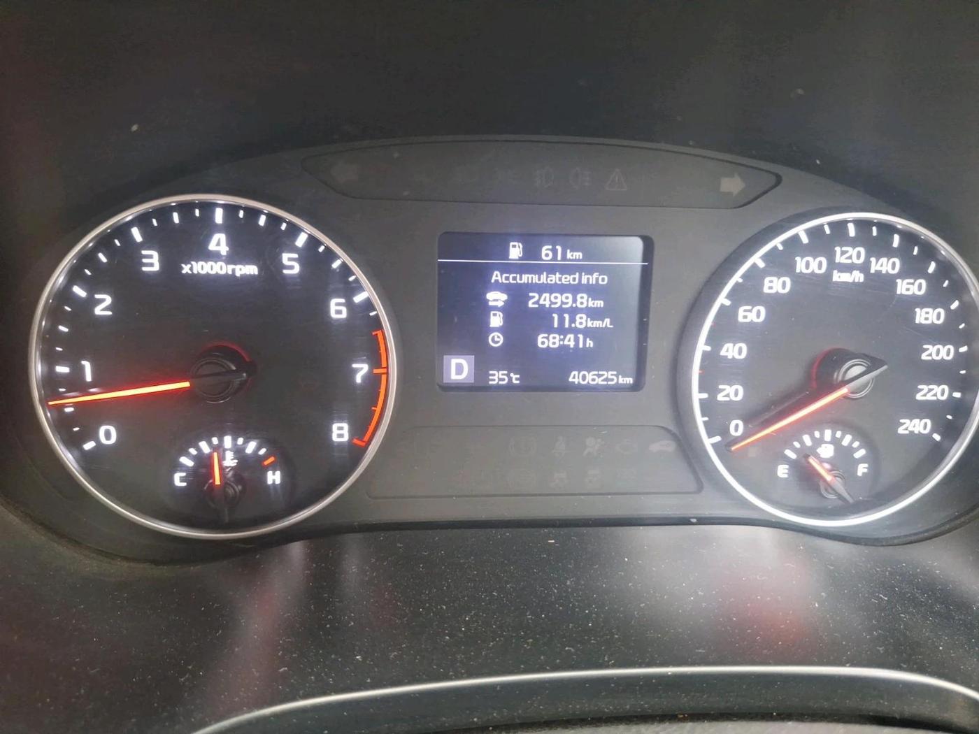 2020 KIA SELTOS HTX IVT 1.5 PETROL, Petrol, Automatic, 40,625 km, interior