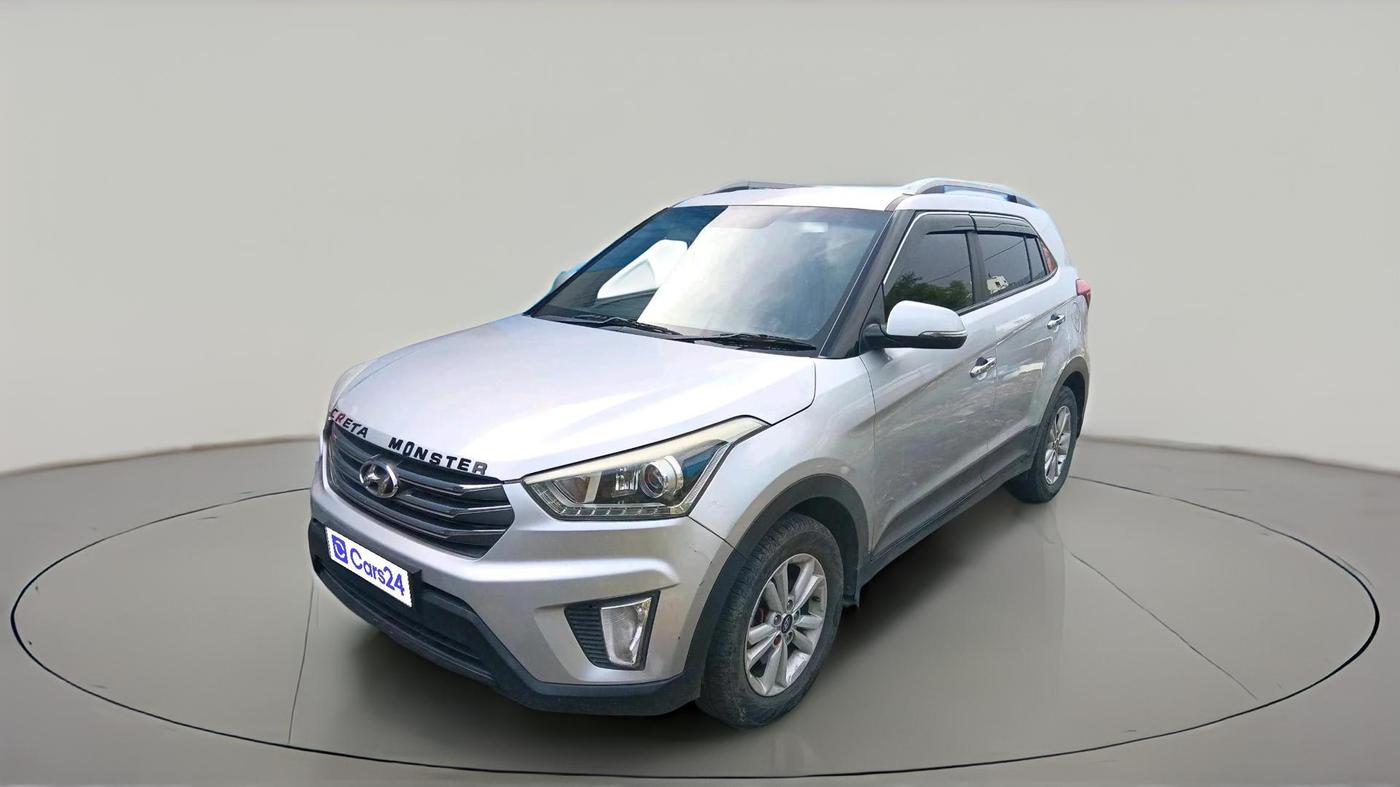 2016 Hyundai Creta SX PLUS 1.6 PETROL, Petrol, Manual, 1,25,907 km, exterior