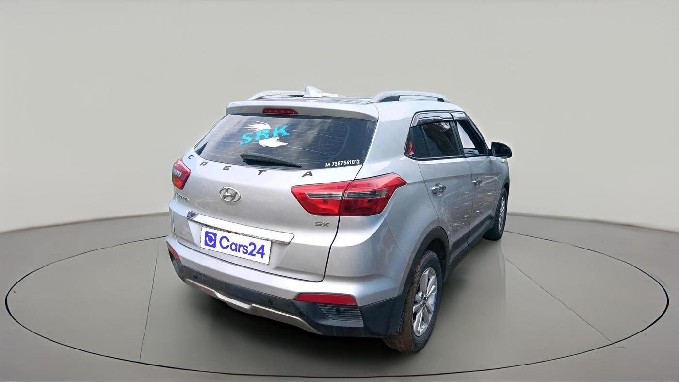 2016 Hyundai Creta SX PLUS 1.6 PETROL, Petrol, Manual, 1,25,907 km, exterior