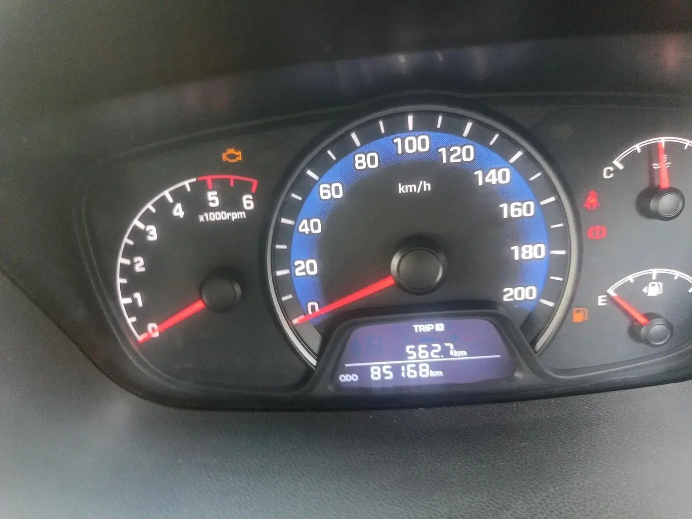 2017 Hyundai Xcent S 1.2 CRDI, Diesel, Manual, 85,168 km, interior
