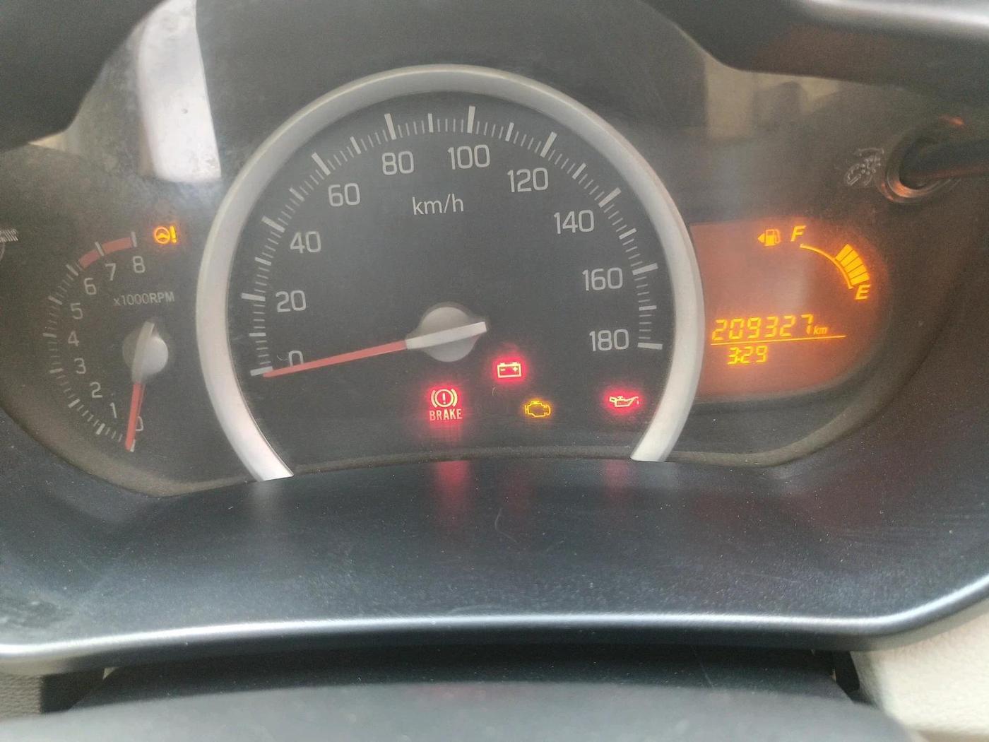 2014 Maruti Celerio ZXI, CNG, Manual, 2,09,327 km, interior