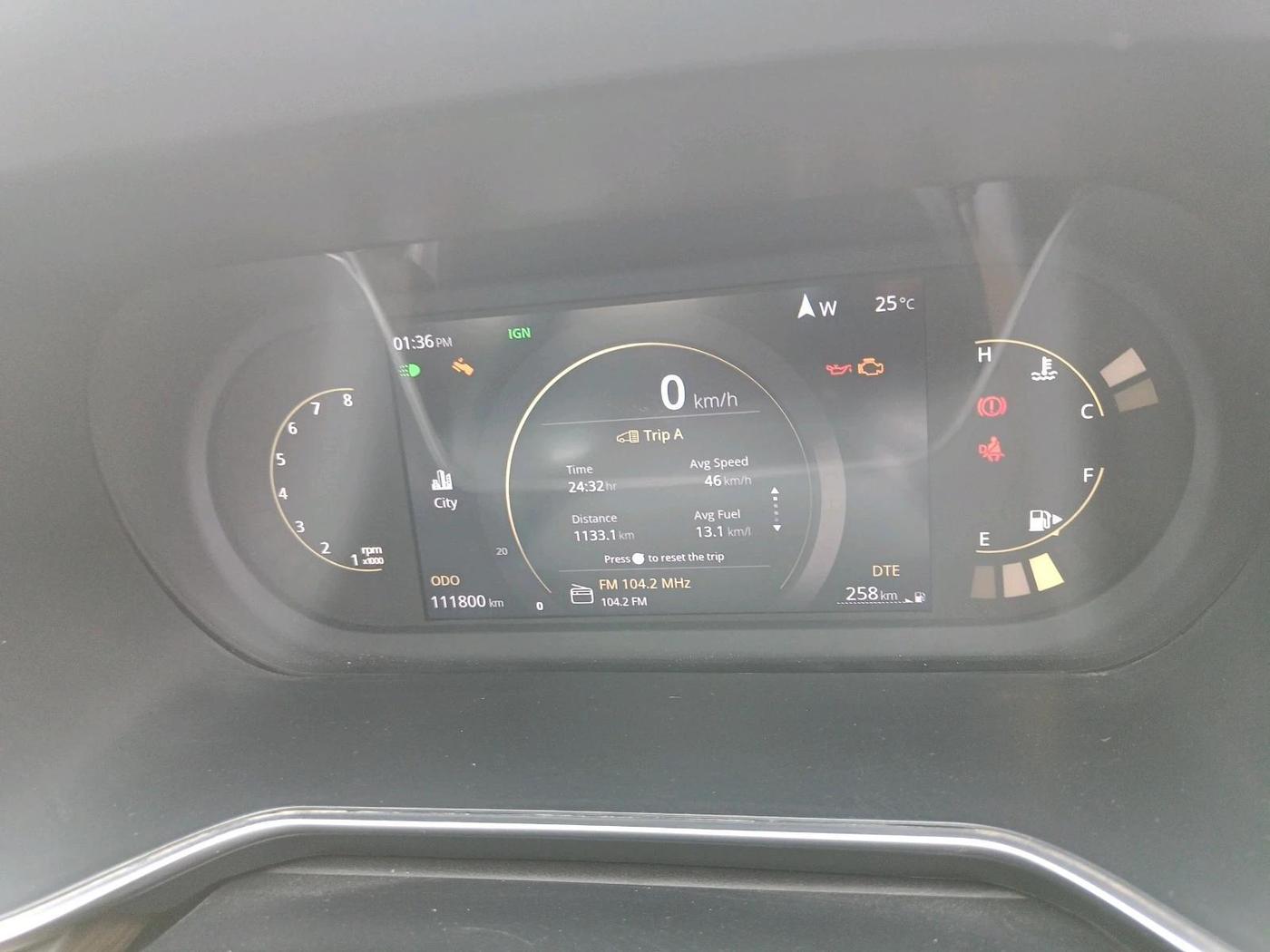 2023 Tata Harrier XZ PLUS 2.0L DUAL TONE, Diesel, Manual, 1,11,800 km, interior
