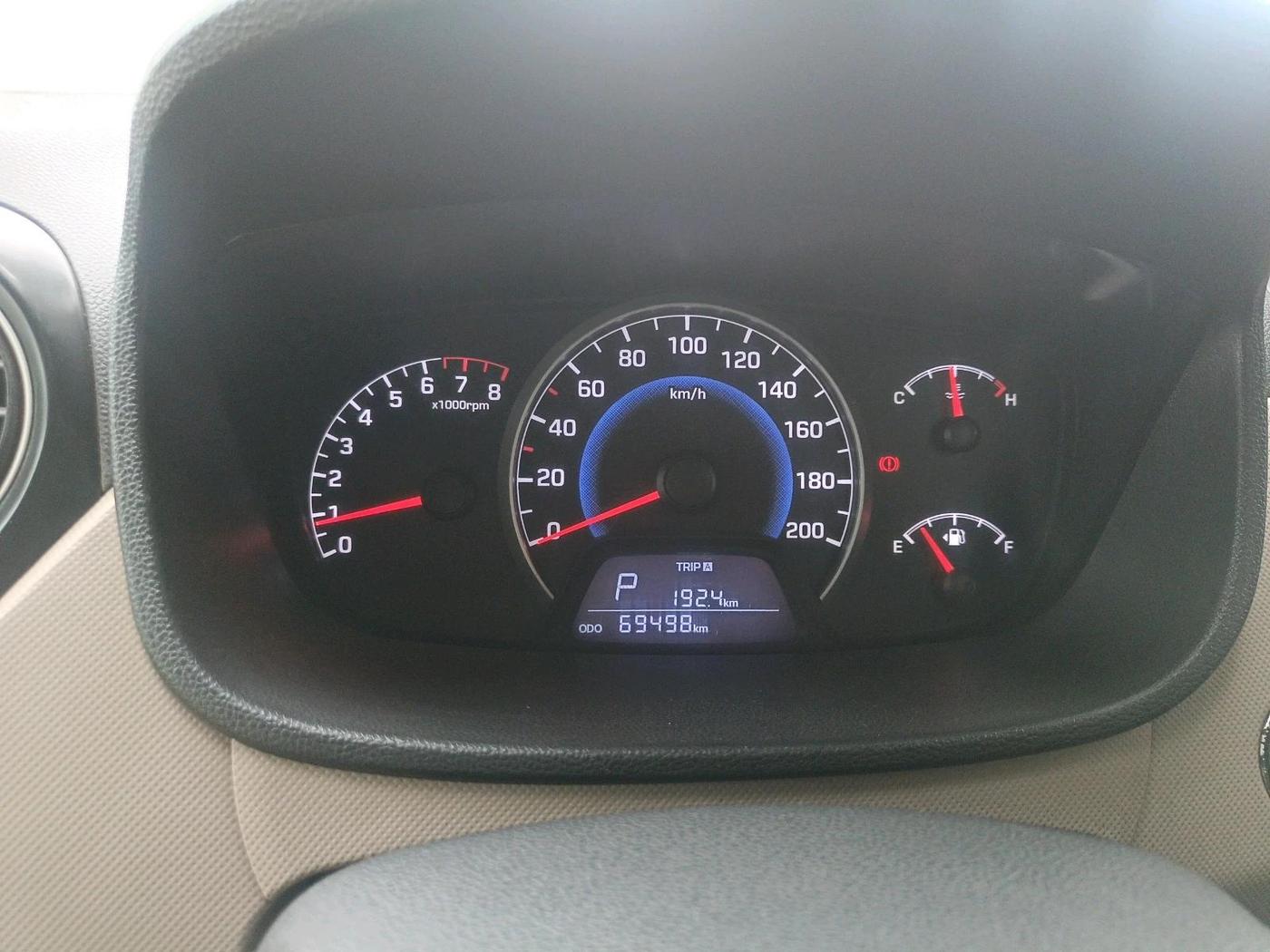 2015 Hyundai Grand i10 ASTA AT 1.2 KAPPA VTVT, Petrol, Automatic, 69,498 km, interior