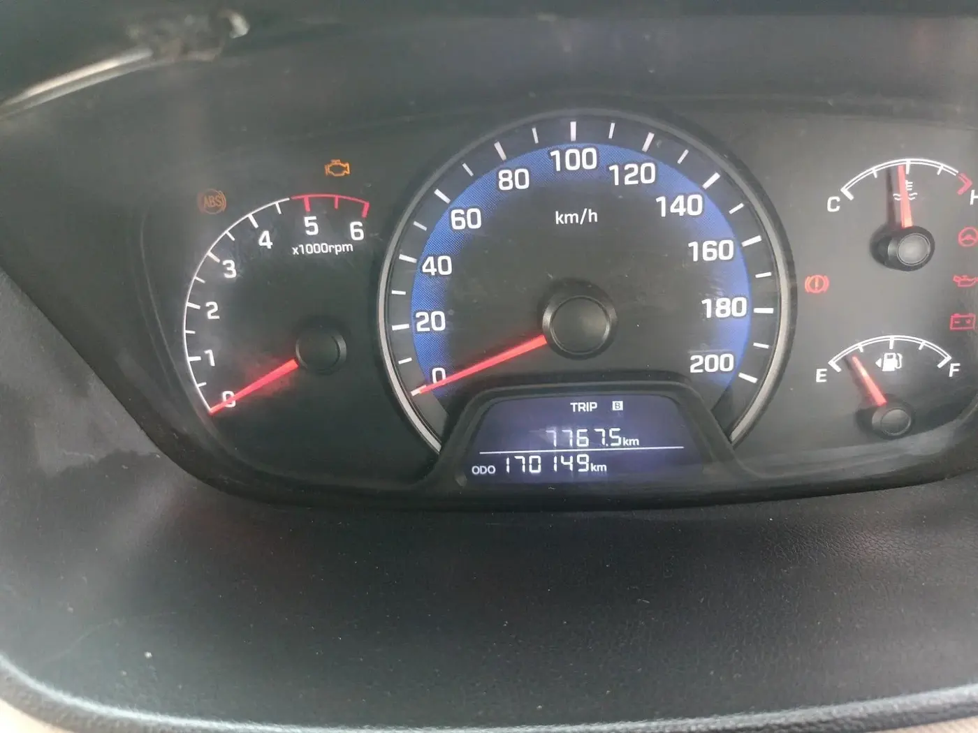 2017 Hyundai Xcent CRDI + ABS, Diesel, Manual, 1,70,149 km, interior