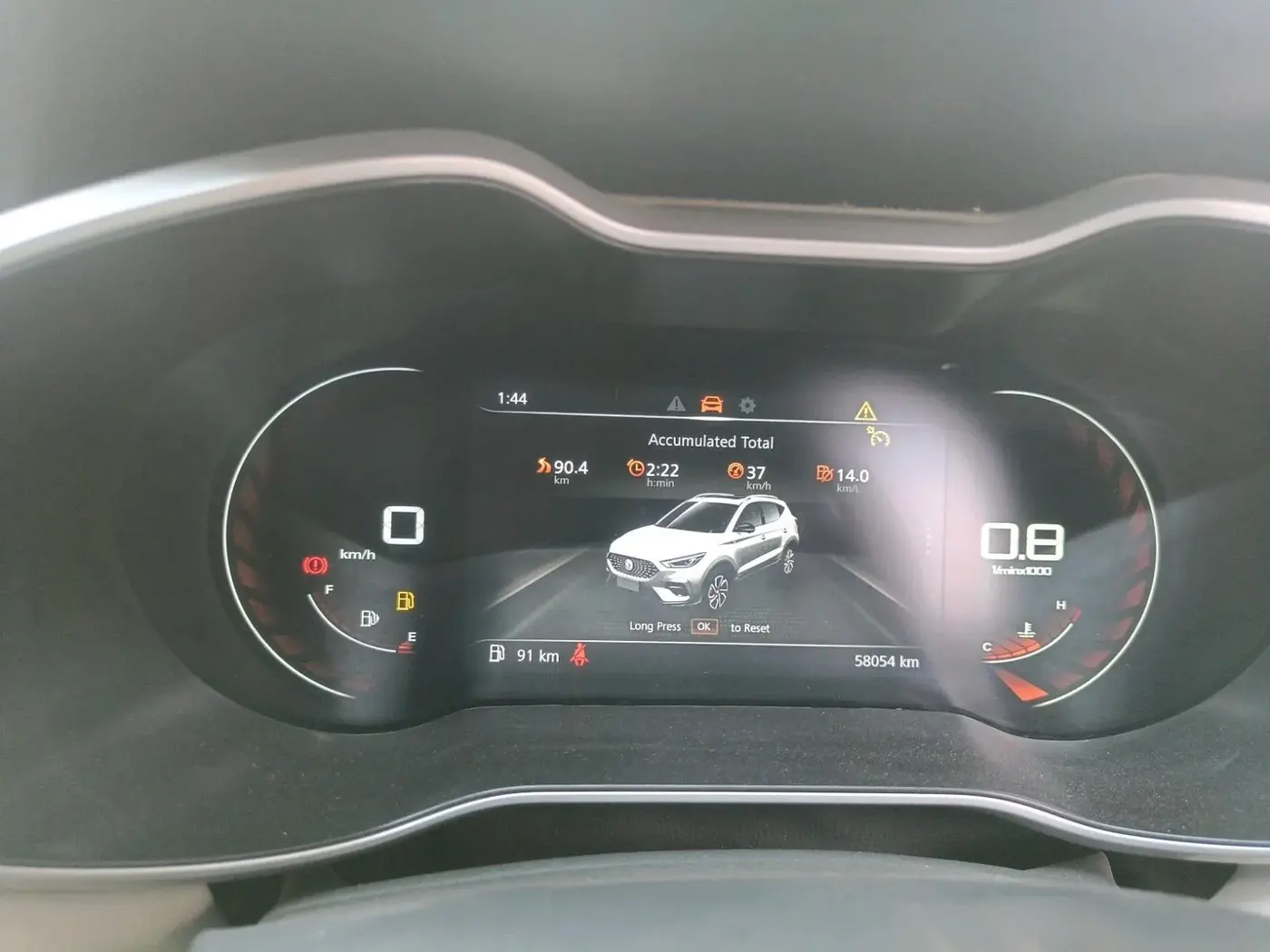 2022 MG ASTOR SHARP EX 1.5 MT, Petrol, Manual, 58,054 km, interior