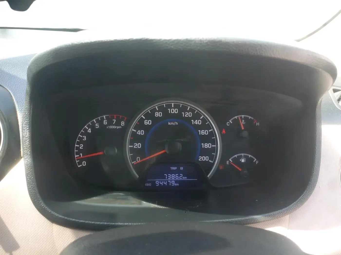 2019 Hyundai Grand i10 SPORTZ 1.2 KAPPA VTVT, CNG, Manual, 94,479 km, interior
