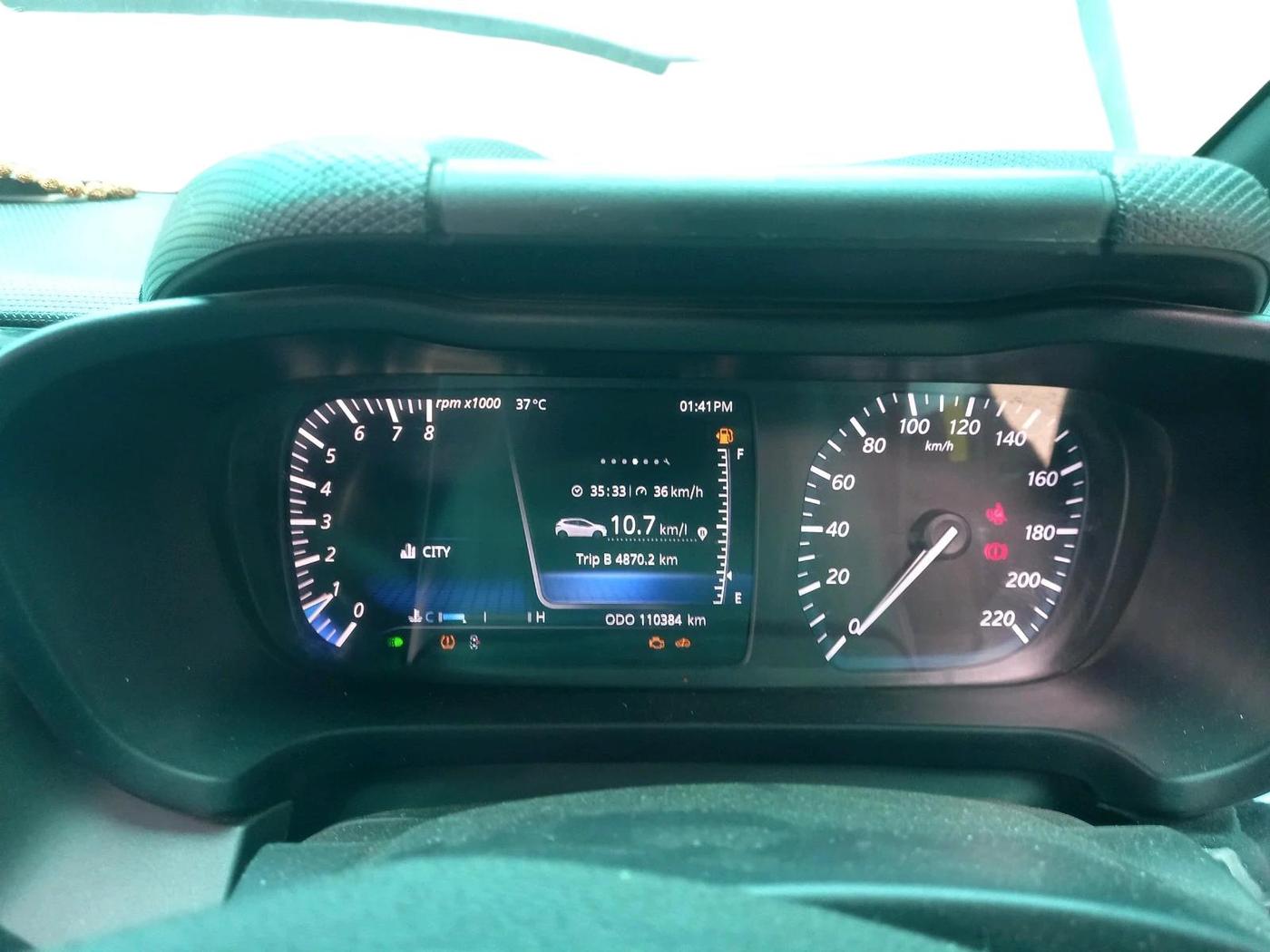 2022 Tata ALTROZ XZ PLUS PETROL DARK EDITION, CNG, Manual, 1,10,384 km, interior