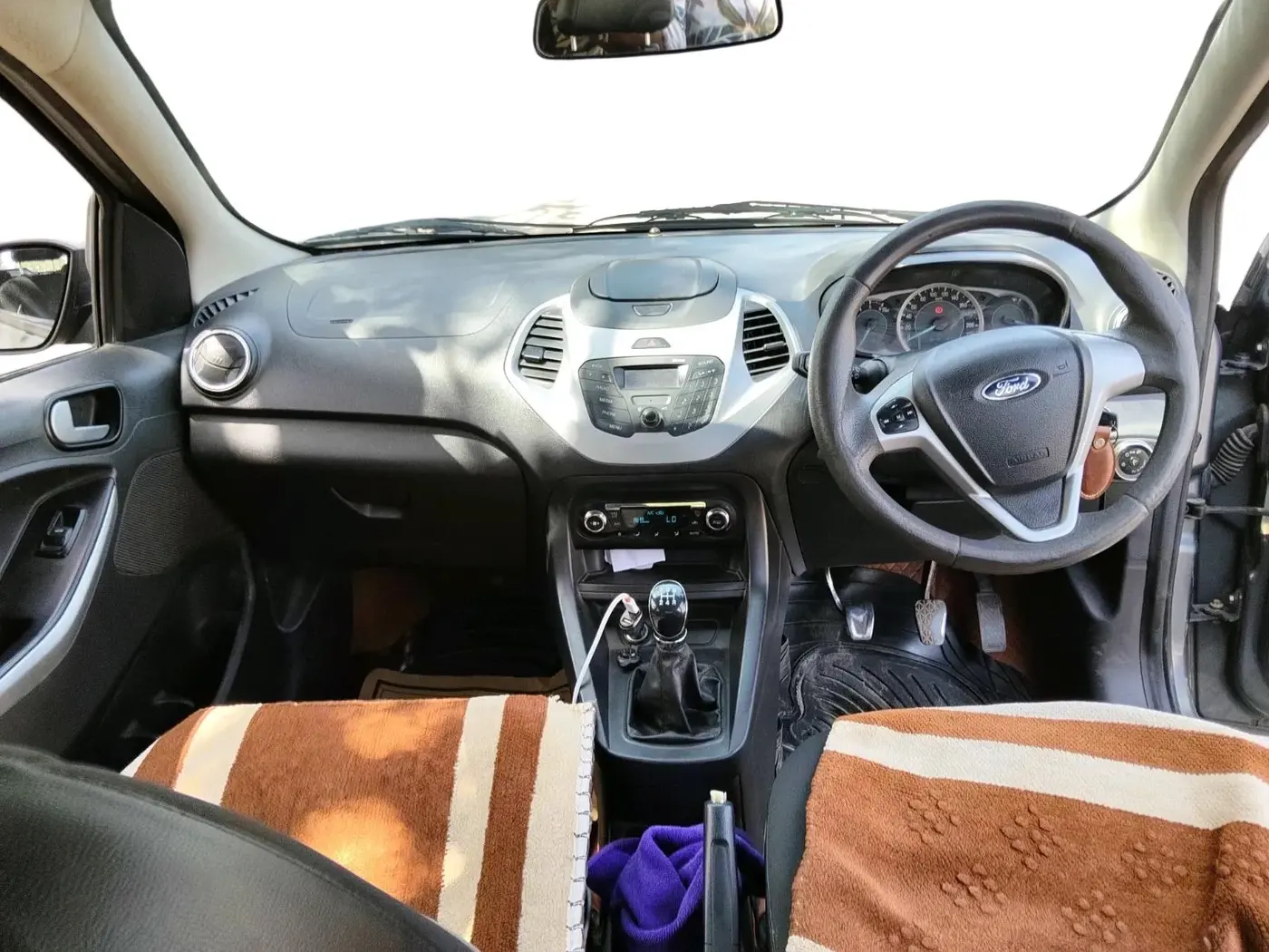 2017 Ford Figo Aspire TITANIUM1.5 DIESEL, Diesel, Manual, 75,378 km, interior