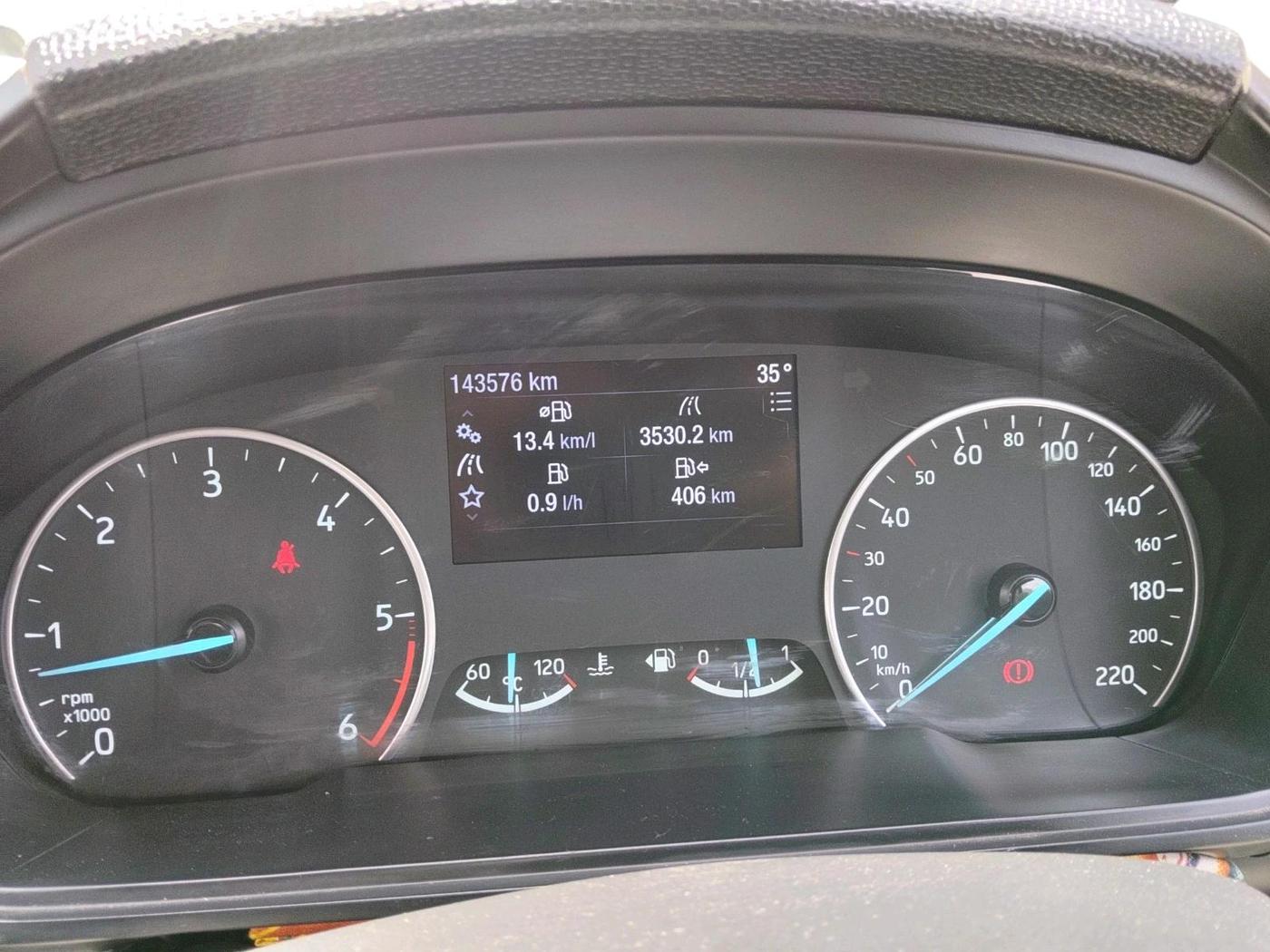 2019 Ford Ecosport TITANIUM 1.5L SPORTS(SUNROOF) DIESEL, Diesel, Manual, 1,43,576 km, interior