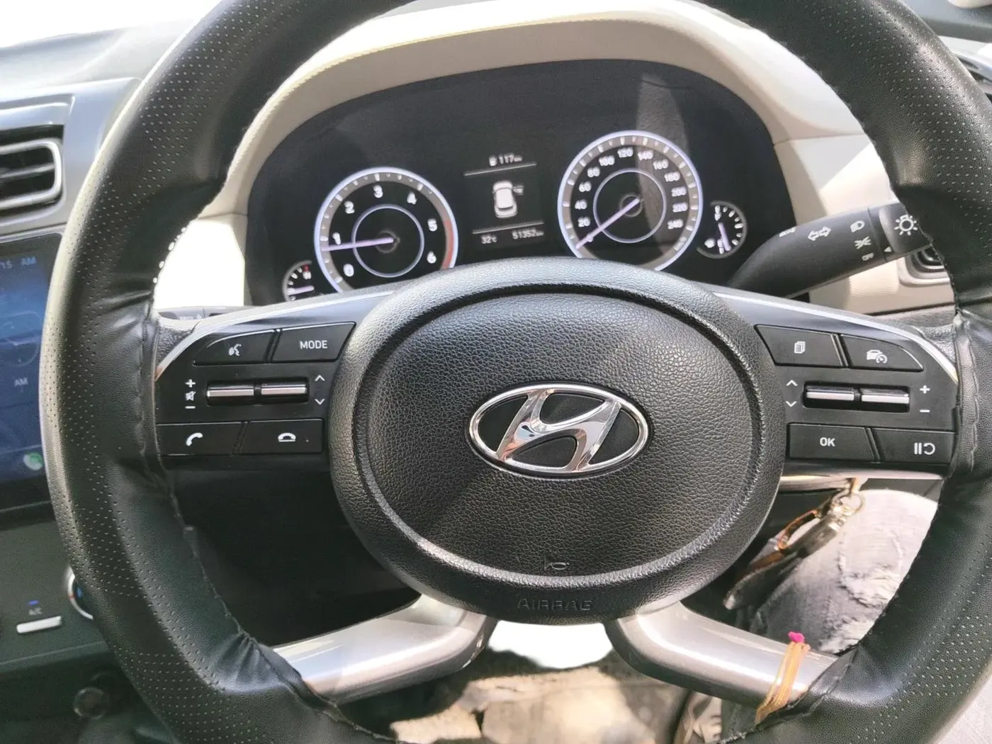 2023 Hyundai Creta E 1.5 DIESEL, Diesel, Manual, 51,352 km, interior