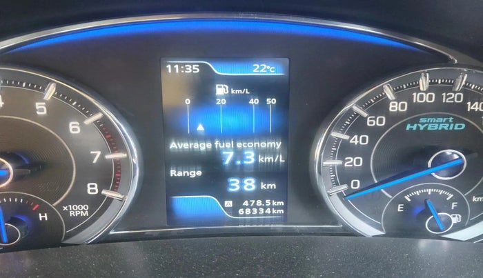 2021 Maruti Ciaz ALPHA 1.5 SHVS PETROL, Petrol, Manual, 68,334 km, interior