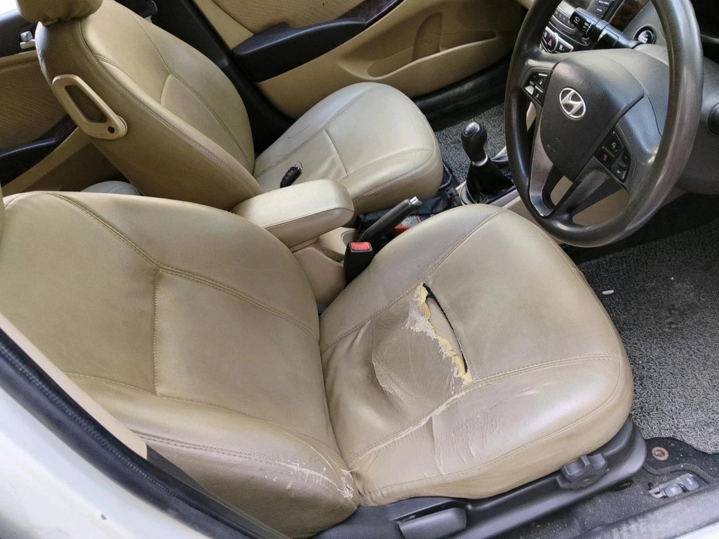 2015 Hyundai Verna FLUIDIC 4S 1.6 VTVT S(O), Petrol, Manual, 1,09,881 km, interior