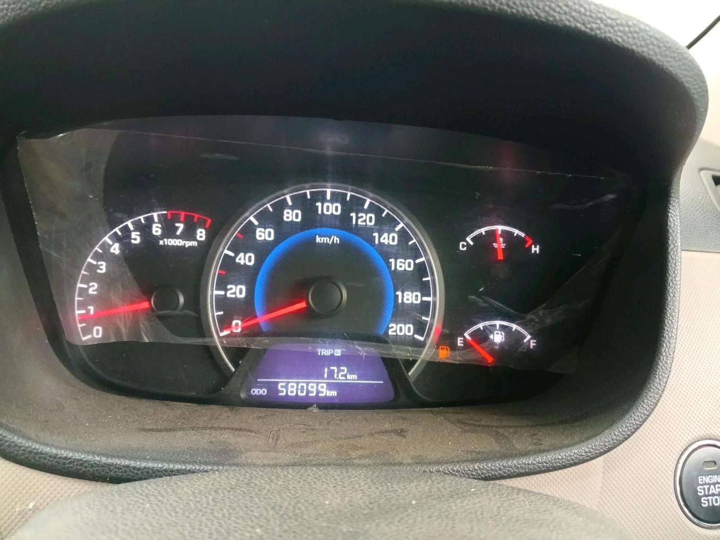 2015 Hyundai Grand i10 ASTA 1.2 KAPPA VTVT, Petrol, Manual, 58,099 km, interior