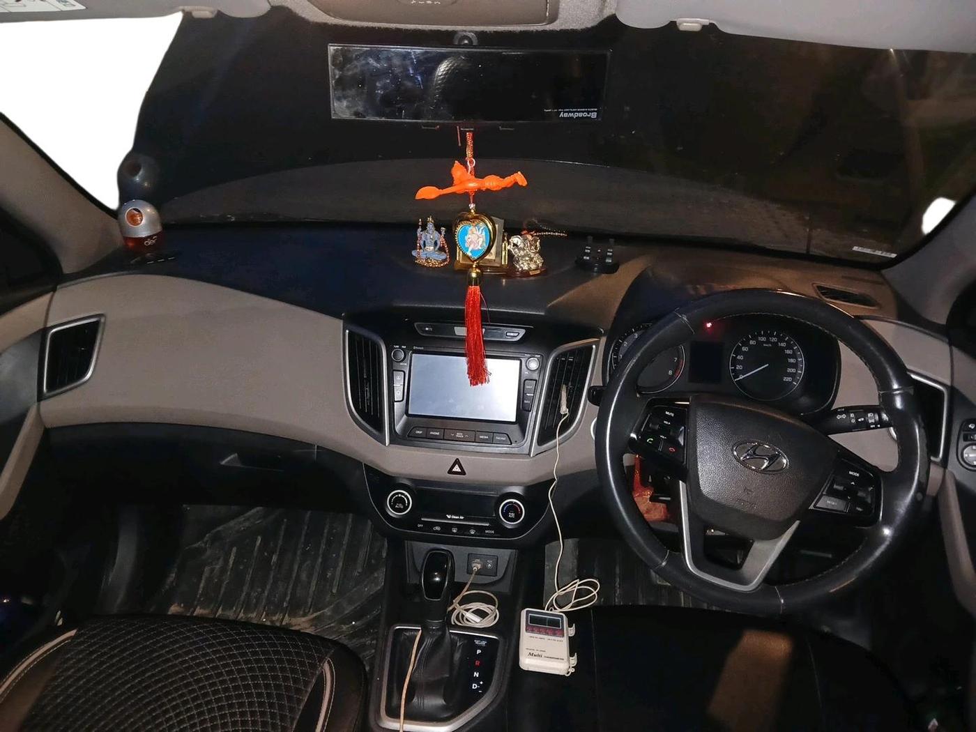 2016 Hyundai Creta SX PLUS AT 1.6 PETROL, Petrol, Automatic, 57,664 km, interior