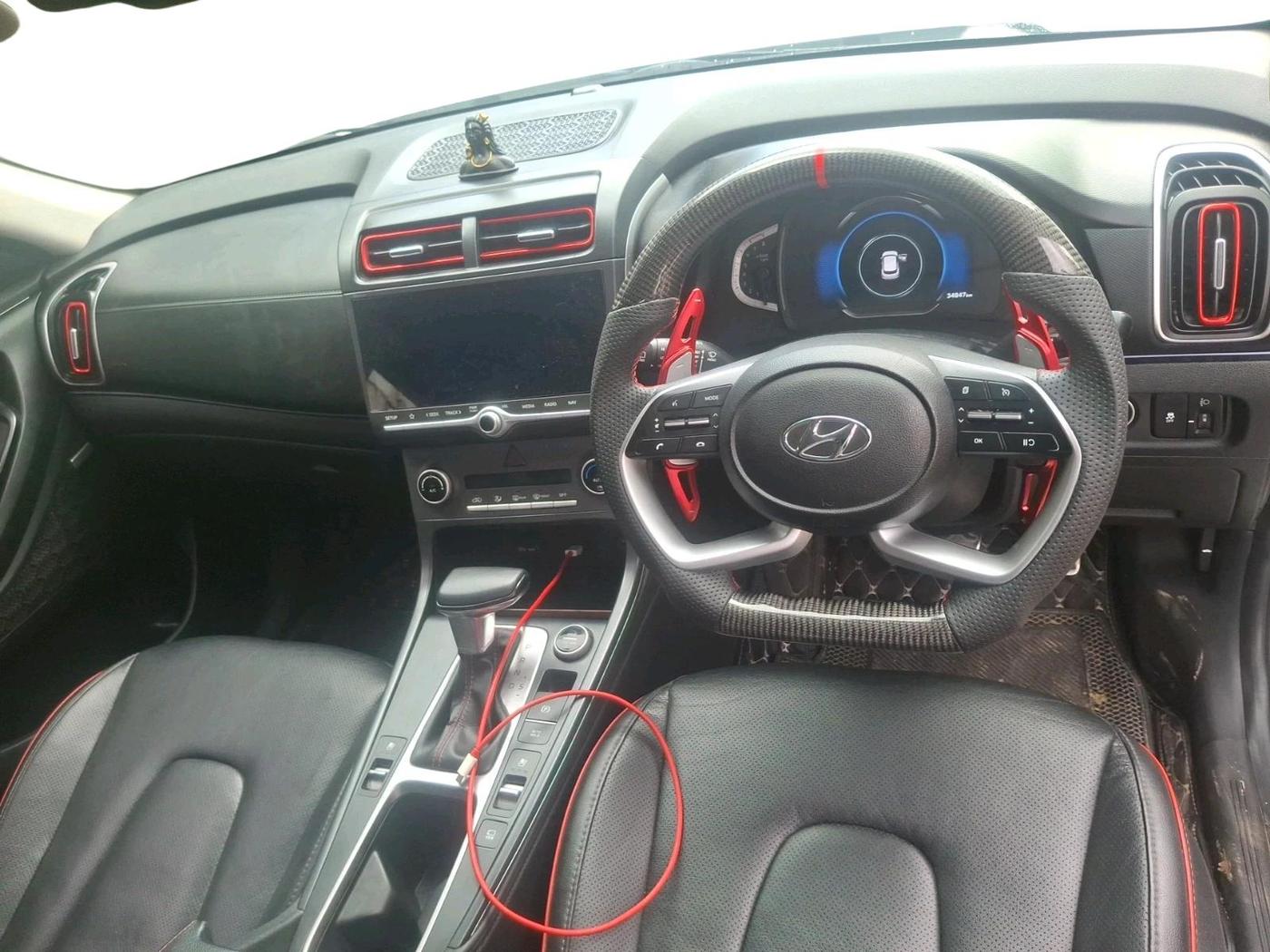 2021 Hyundai Creta SX (O) 1.4 TURBO DCT, Petrol, Automatic, 34,847 km, interior