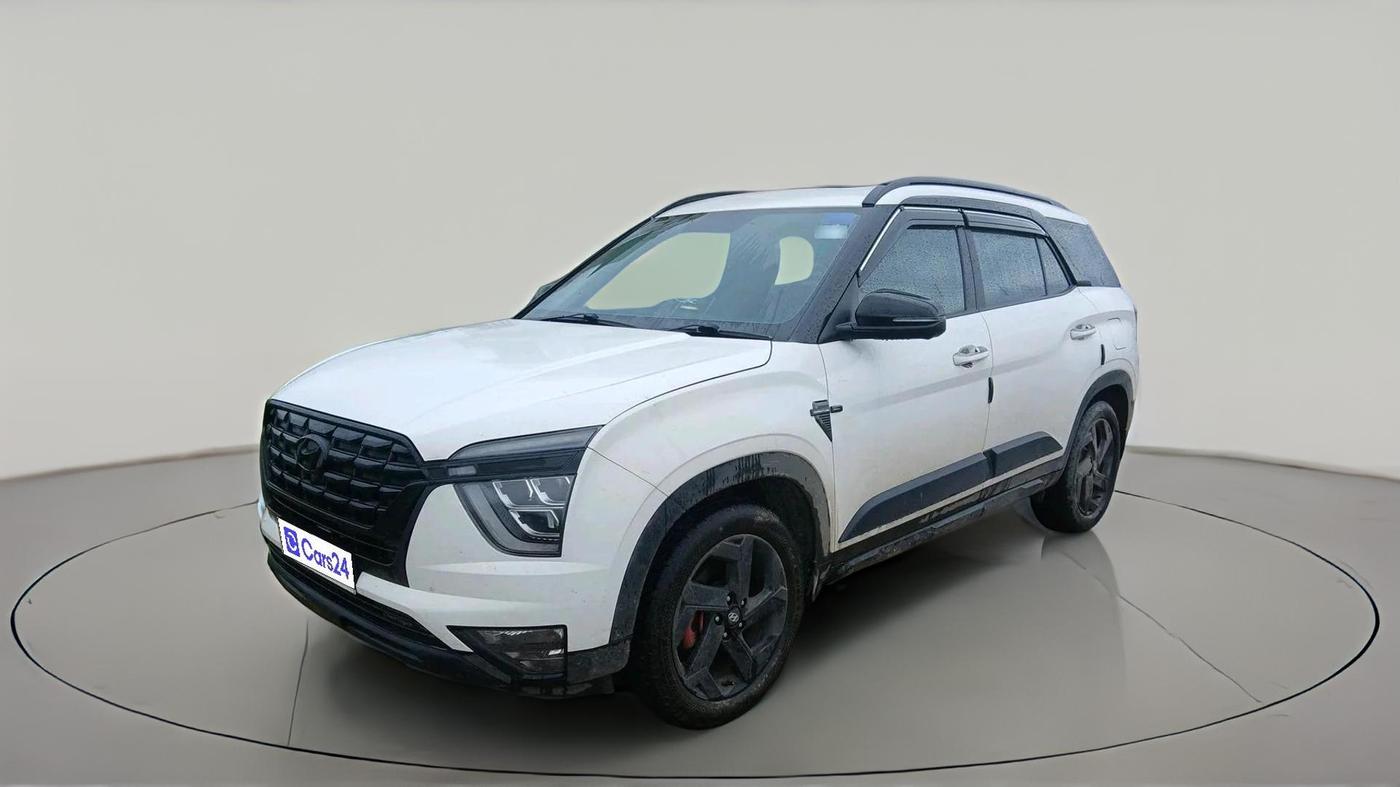 2023 Hyundai ALCAZAR Platinum 7 STR 1.5 Turbo Petrol Adventure, Petrol, Manual, 25,848 km, exterior