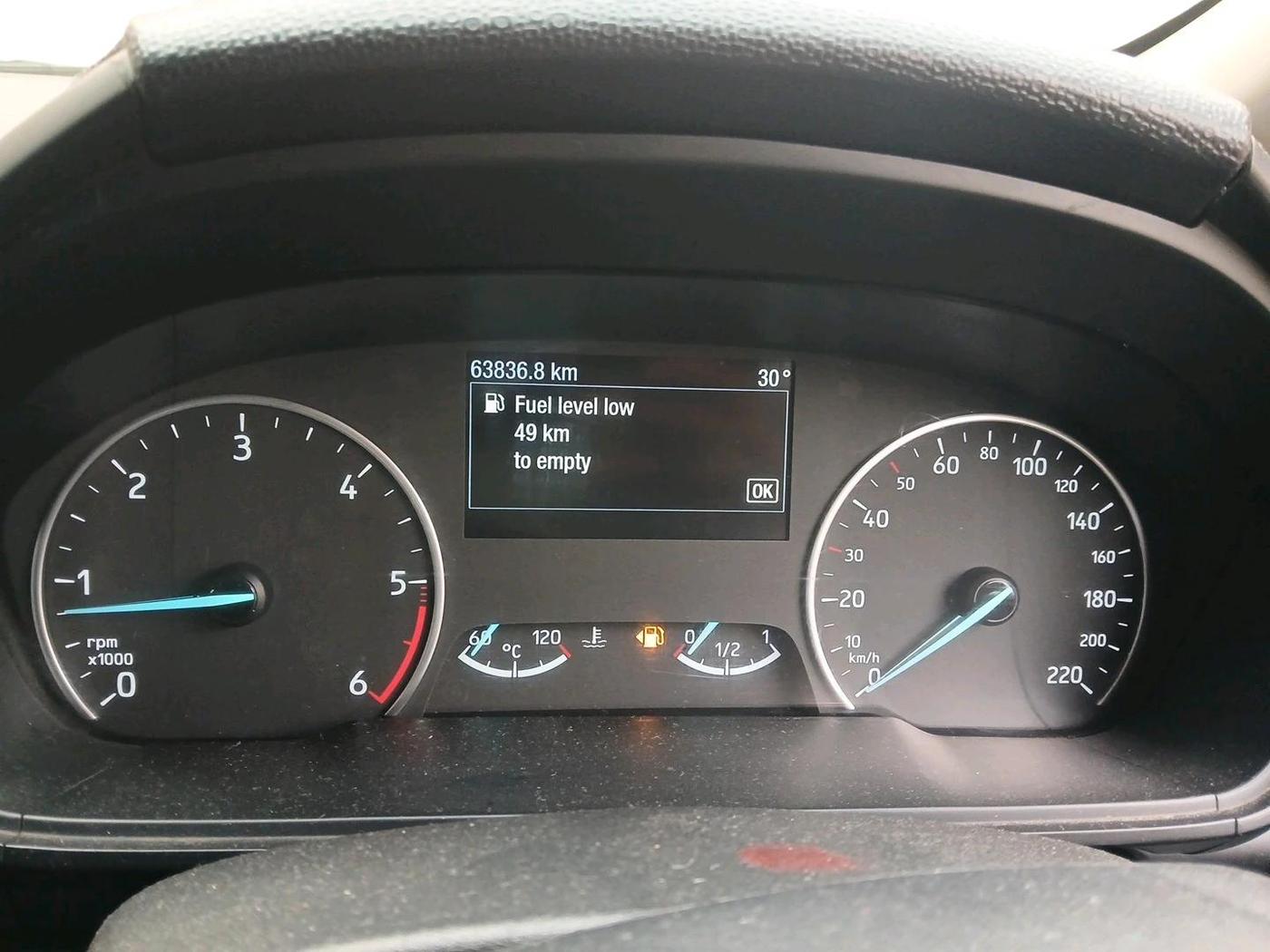 2019 Ford Ecosport TITANIUM 1.5L DIESEL, Diesel, Manual, 63,836 km, interior