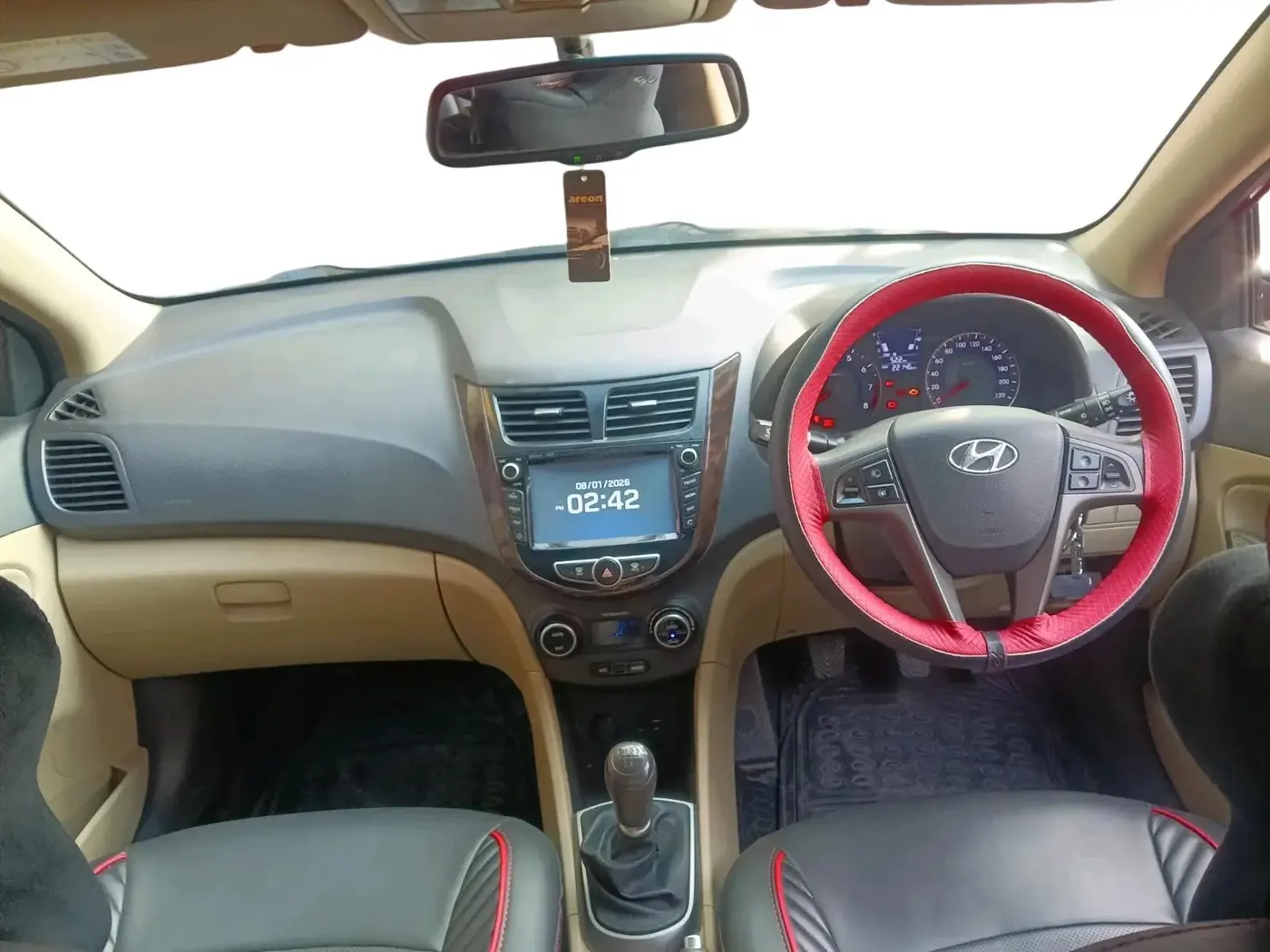 2016 Hyundai Verna 1.6 VTVT SX, Petrol, Manual, 22,200 km, interior