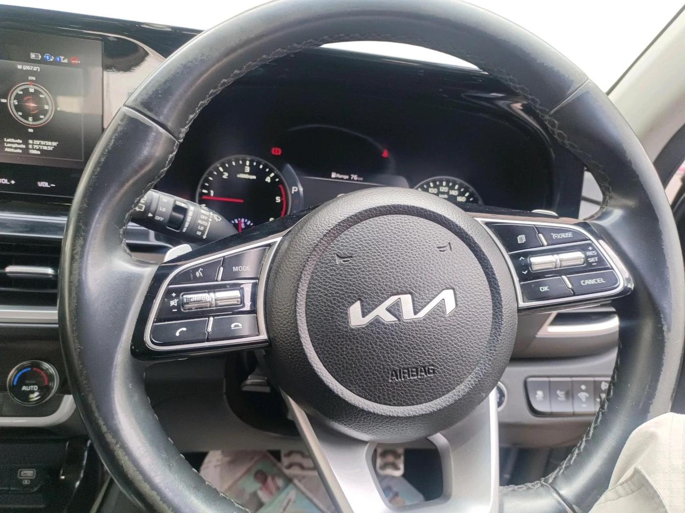 2022 KIA SELTOS X LINE 1.5 DIESEL AT, Diesel, Automatic, 62,059 km, interior
