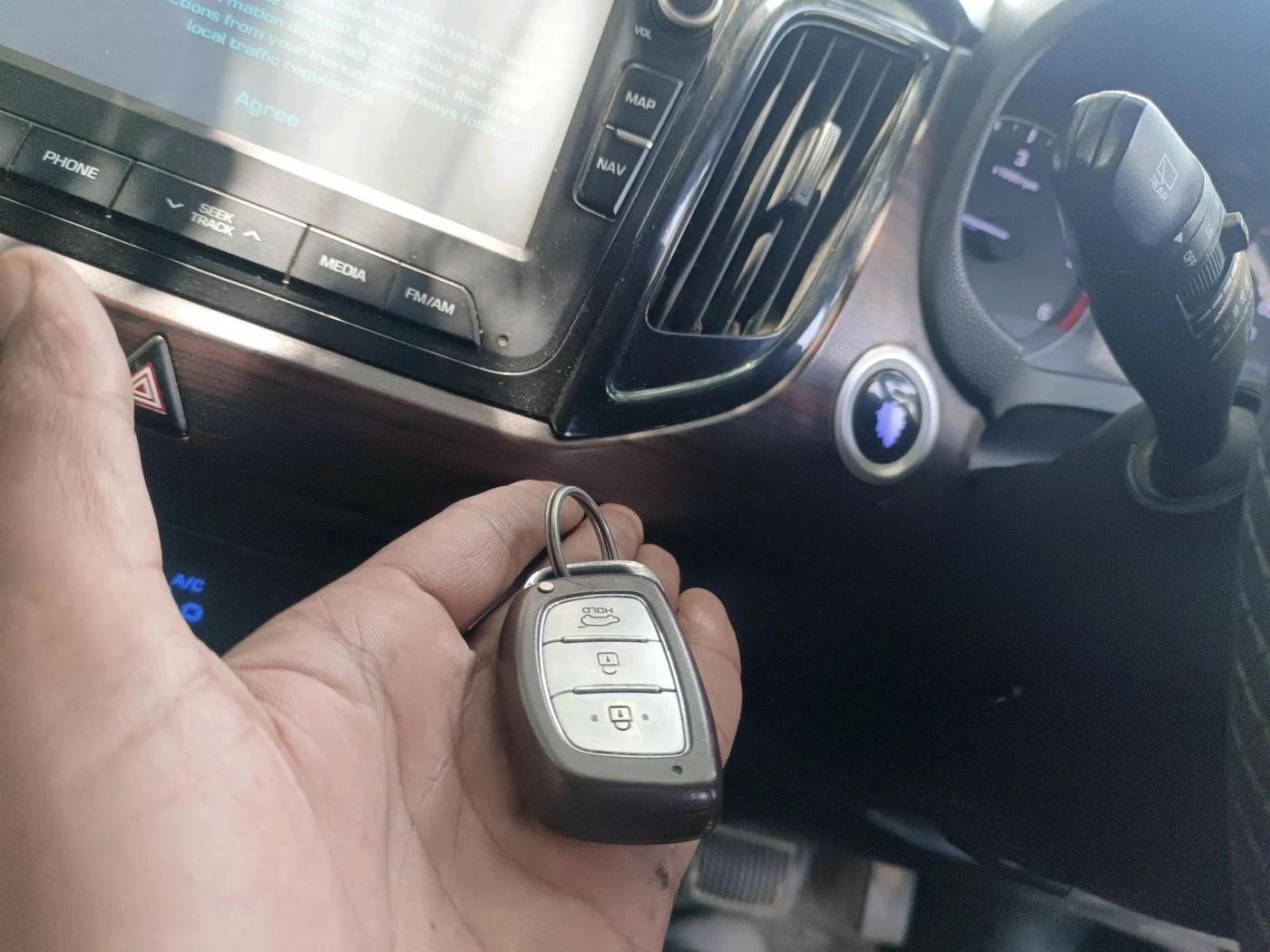 2015 Hyundai Creta SX PLUS AT 1.6 DIESEL, Diesel, Automatic, 87,158 km, interior