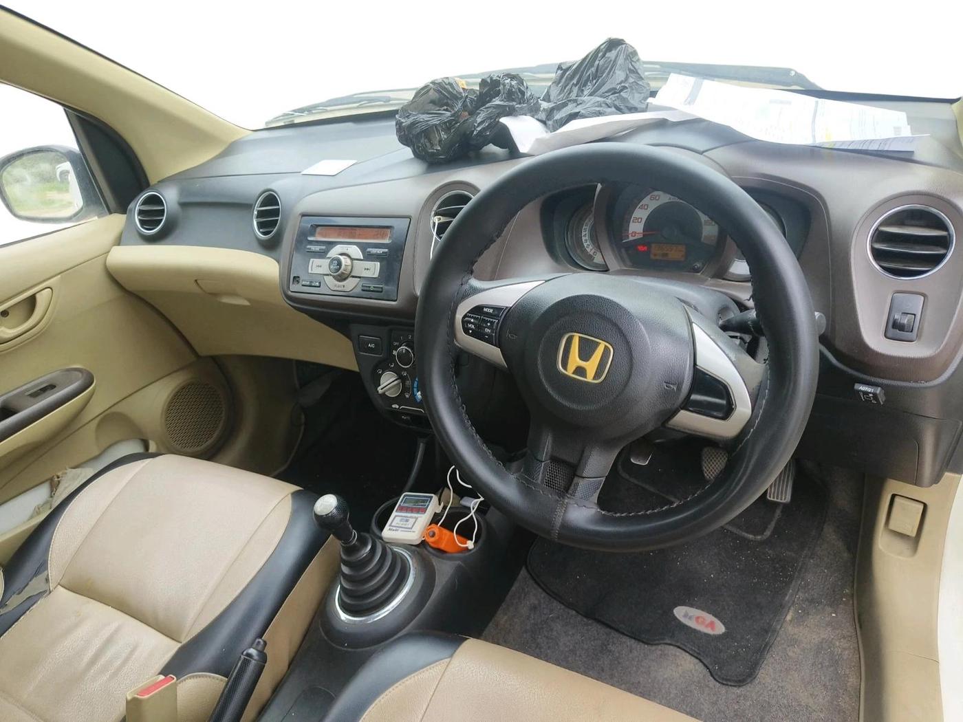 2012 Honda Brio S MT, Petrol, Manual, 1,63,557 km, interior