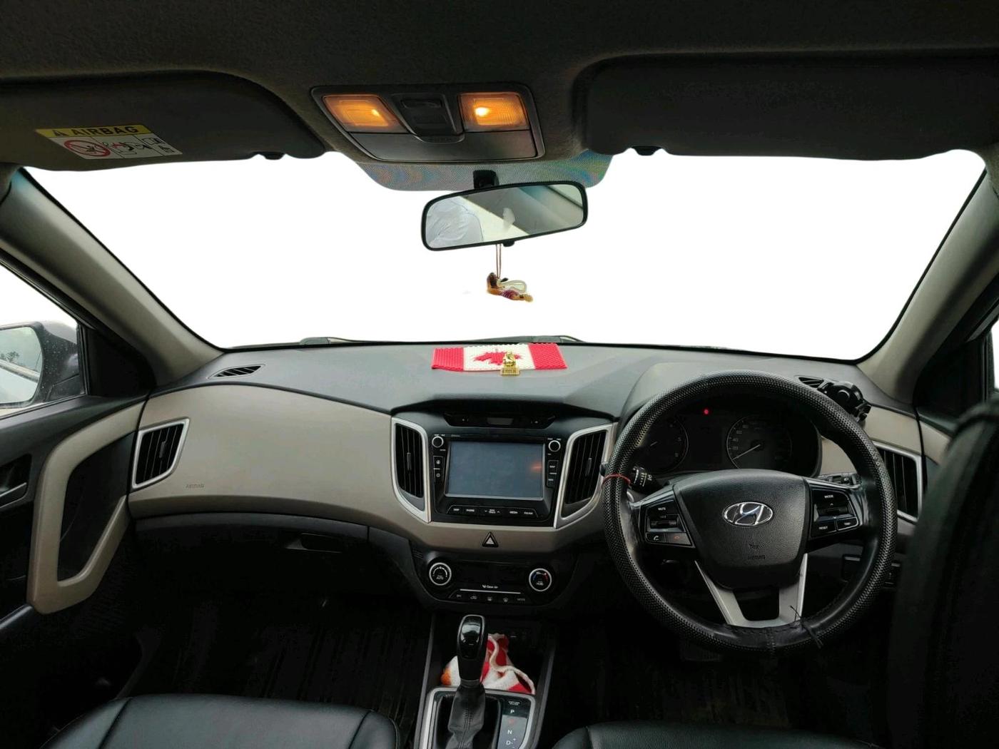 2016 Hyundai Creta SX PLUS AT 1.6 DIESEL, Diesel, Automatic, 1,02,720 km, interior