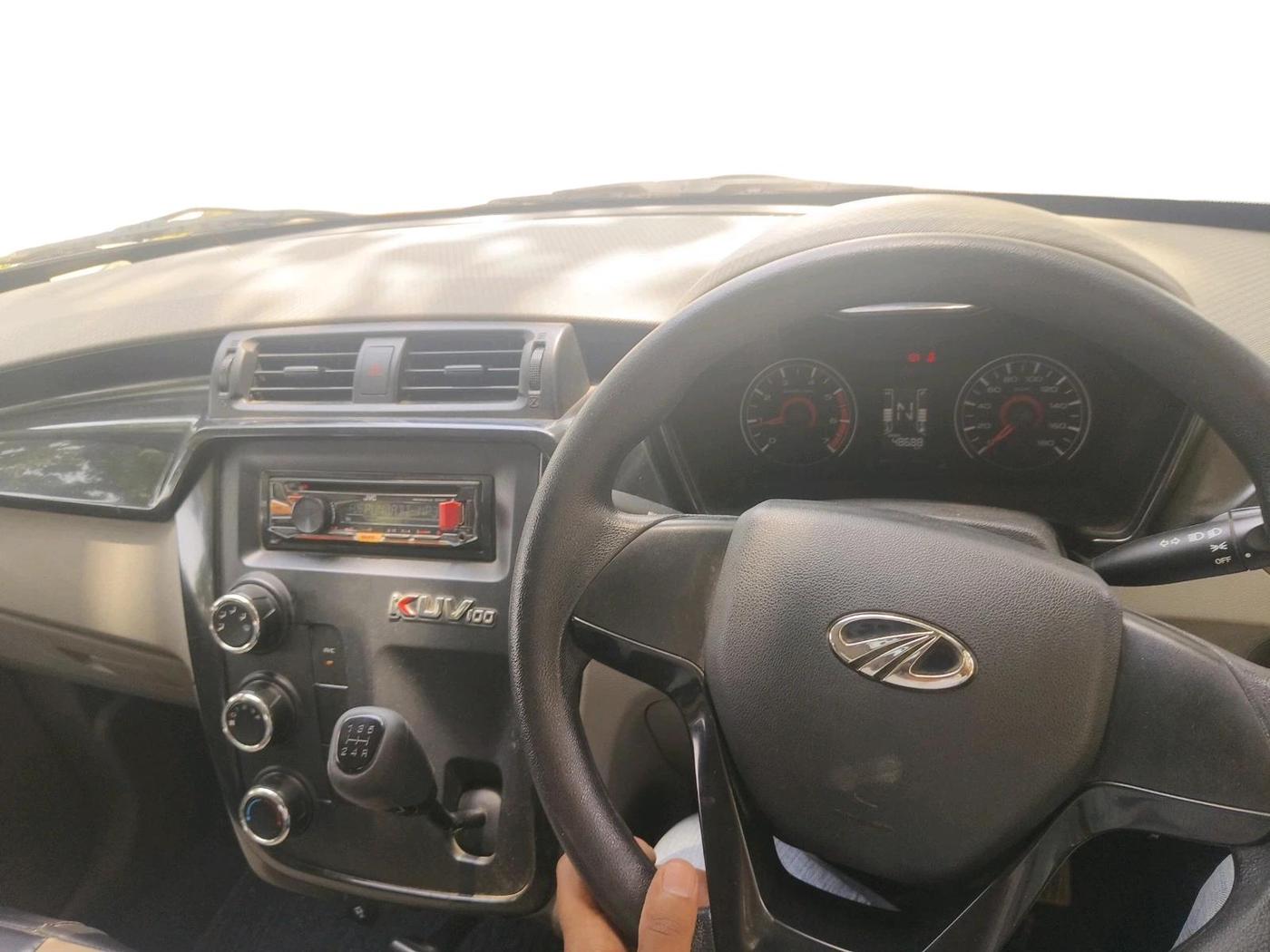 2016 Mahindra Kuv100 K4 PLUS 6 STR, Petrol, Manual, 48,688 km, interior