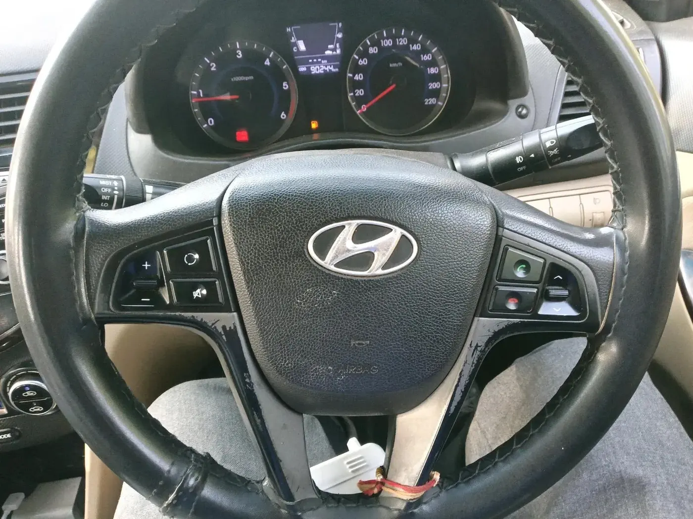 2015 Hyundai Verna 1.6 CRDI S, Diesel, Manual, 90,244 km, interior