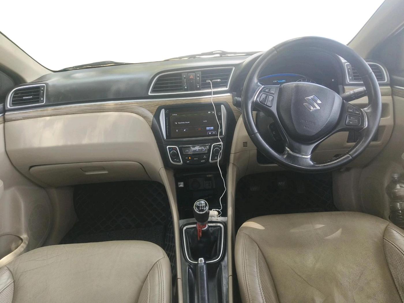 2019 Maruti Ciaz ALPHA DIESEL 1.5, Diesel, Manual, 1,37,133 km, interior