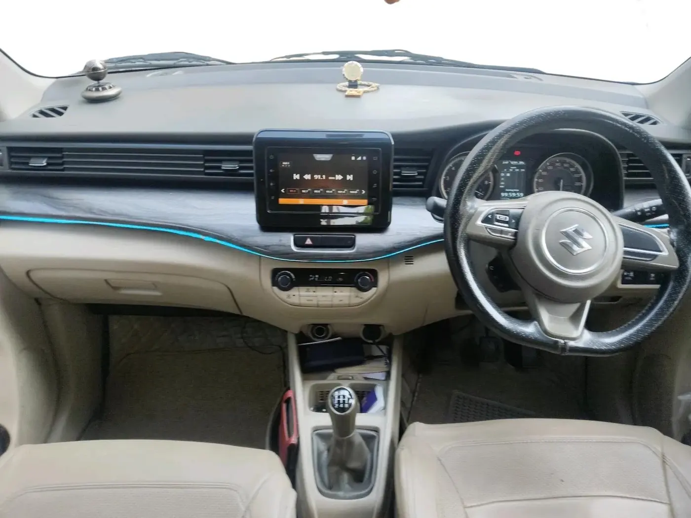 2023 Maruti Ertiga ZXI (O) CNG, CNG, Manual, 1,59,082 km, interior