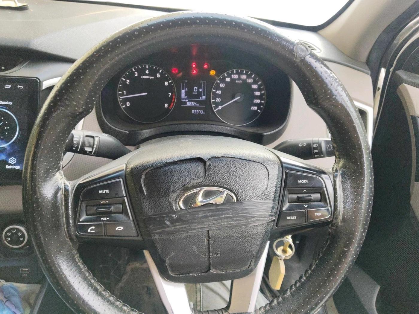 2019 Hyundai Creta E PLUS 1.6 PETROL, Petrol, Manual, 83,373 km, interior