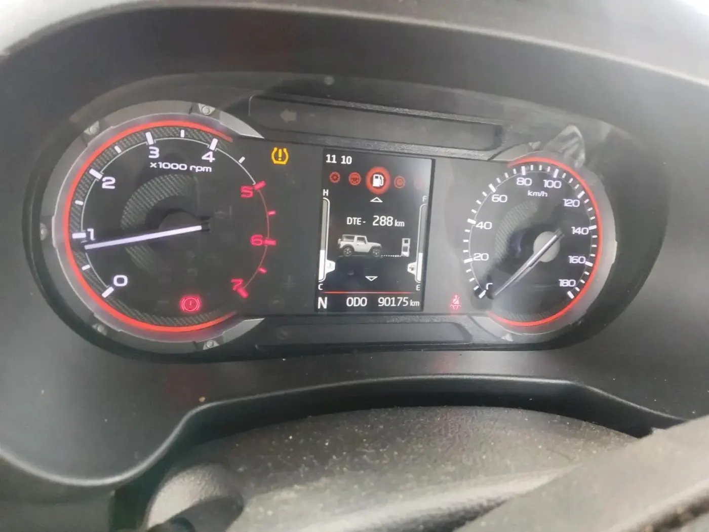 2022 Mahindra Thar LX HARD TOP 4WD MT, Diesel, Manual, 90,175 km, interior