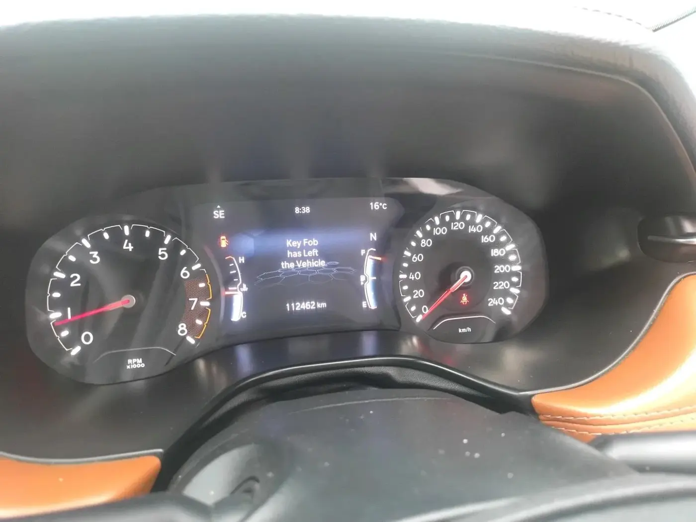 2021 Jeep Compass LIMITED (O) 1.4 PETROL AT, Petrol, Automatic, 1,12,462 km, interior