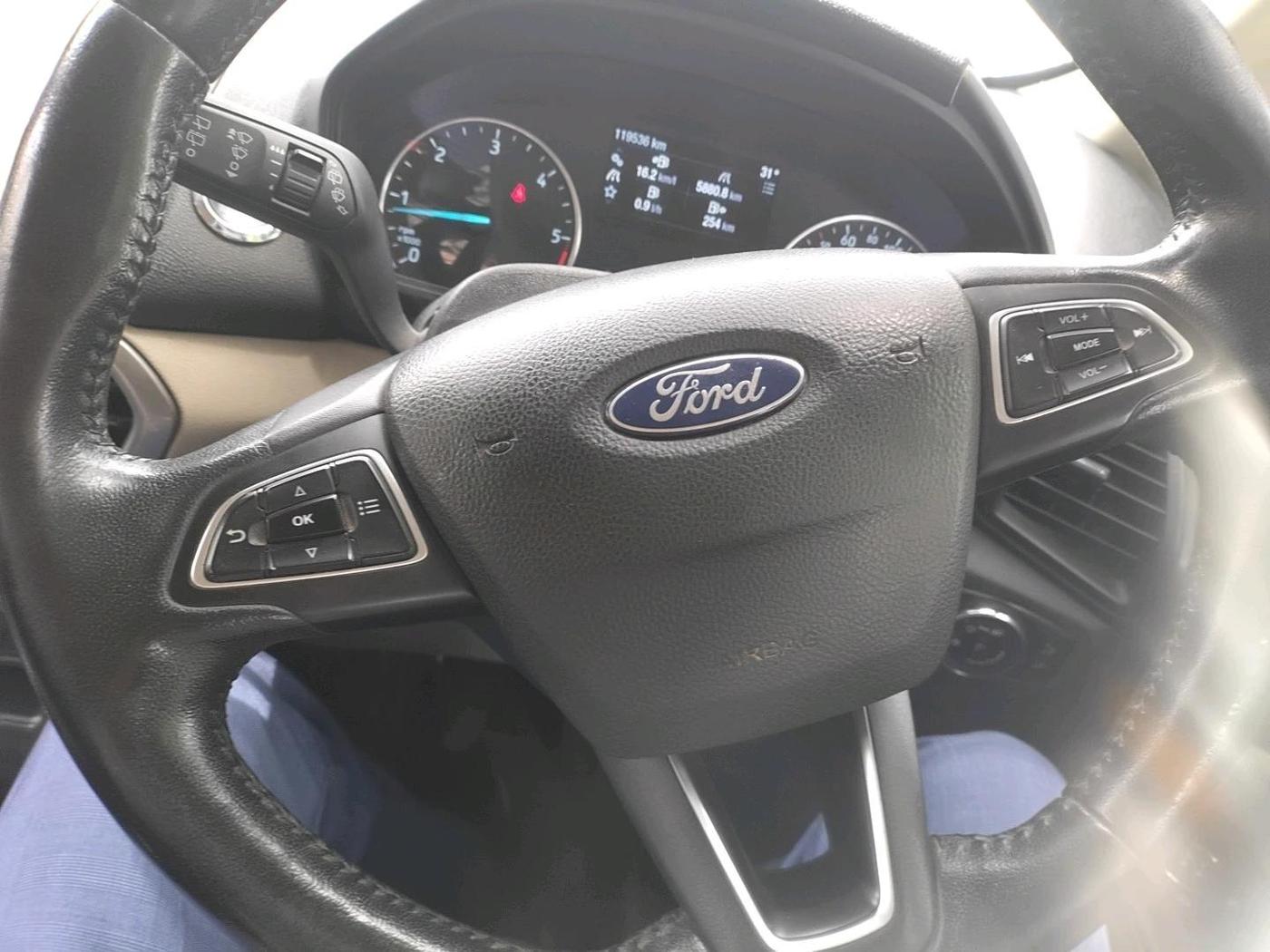 2020 Ford Ecosport TITANIUM 1.5L DIESEL, Diesel, Manual, 1,19,536 km, interior