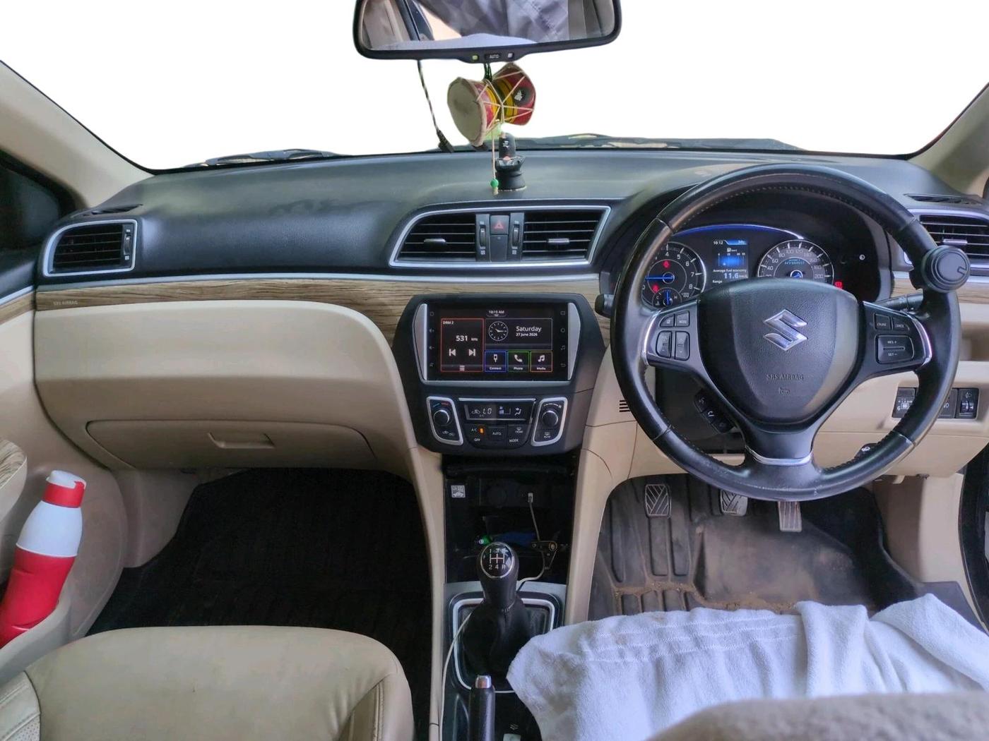 2021 Maruti Ciaz ALPHA 1.5 SHVS PETROL, CNG, Manual, 76,110 km, interior