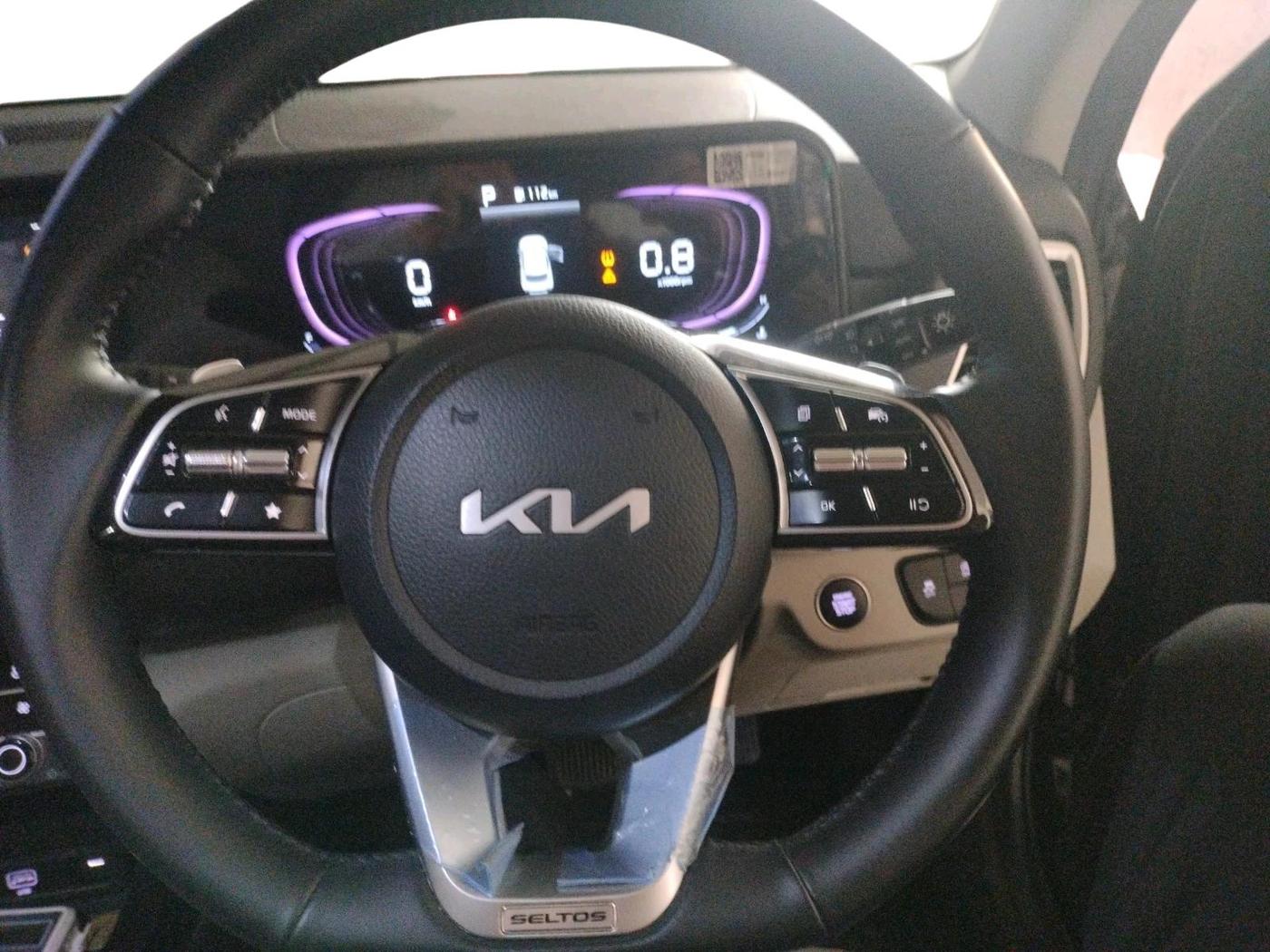 2024 KIA SELTOS HTX IVT, Petrol, Automatic, 22,949 km, interior